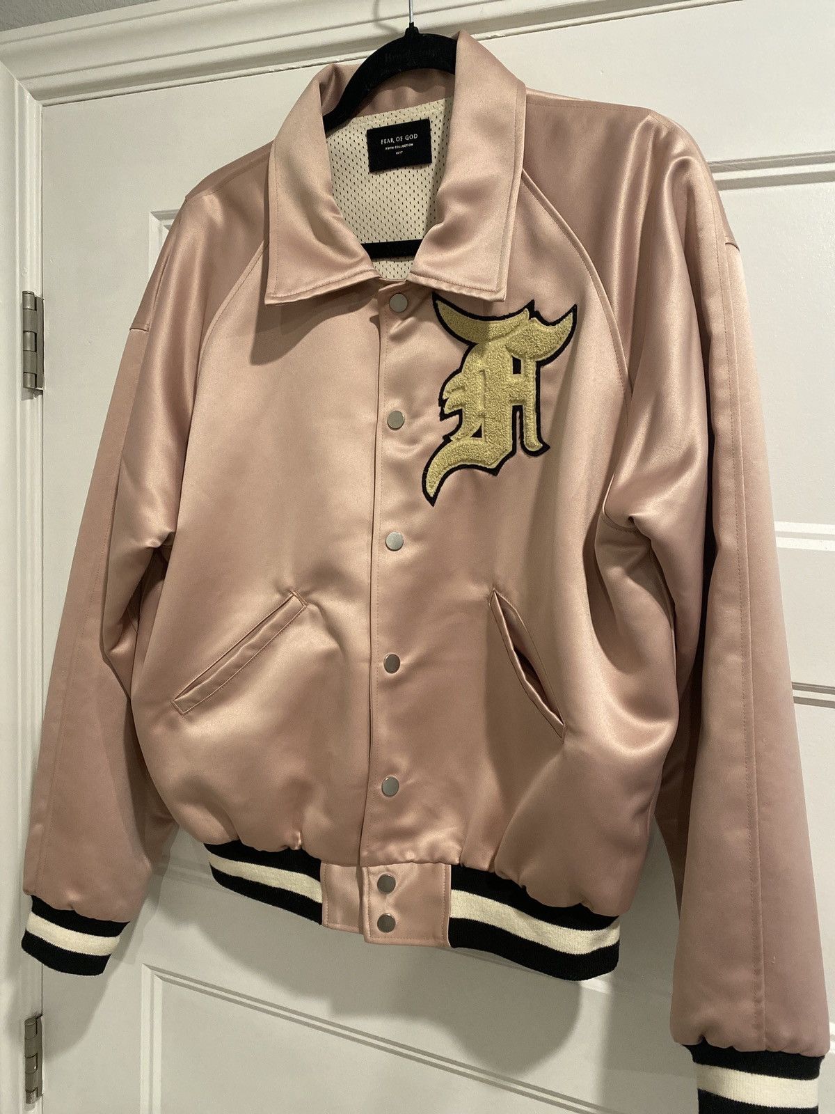 Fear of God Fear of god 5th collection baseball jacket Size US M / EU 48-50 / 2 - 3 Thumbnail