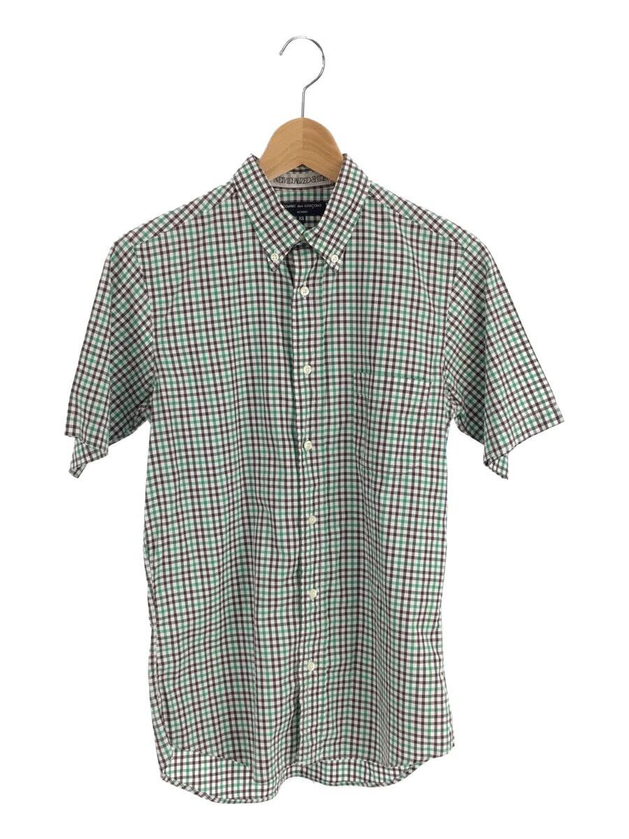 Shirt Multicolor Check Pattern Short Sleeve