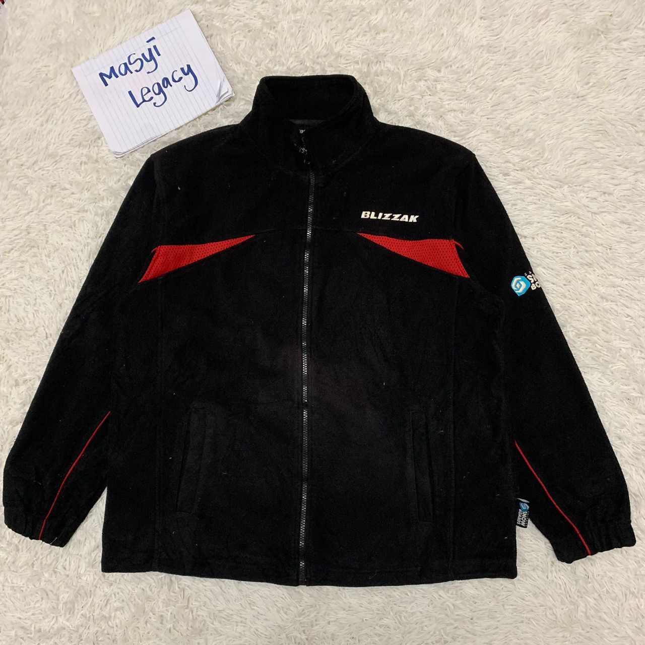 Japanese Brand Bridgestone Collaboration Blizzak Salomon Snowboards jacket Size US L / EU 52-54 / 3 - 14 Thumbnail