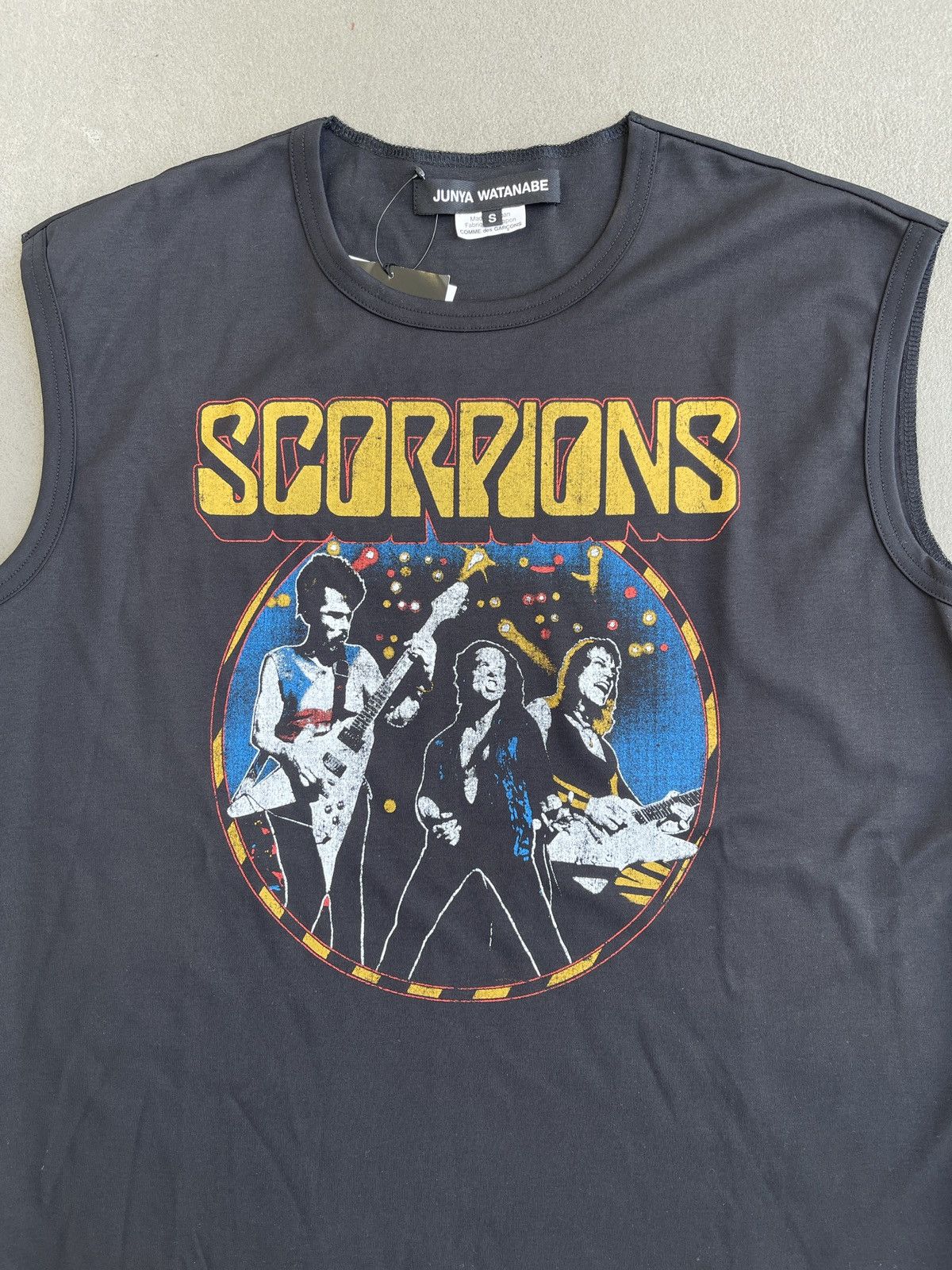 Junya Watanabe STEAL! Junya Watanabe Scorpions Vintage Sleeveless Tee Size US S / EU 44-46 / 1 - 2 Thumbnail