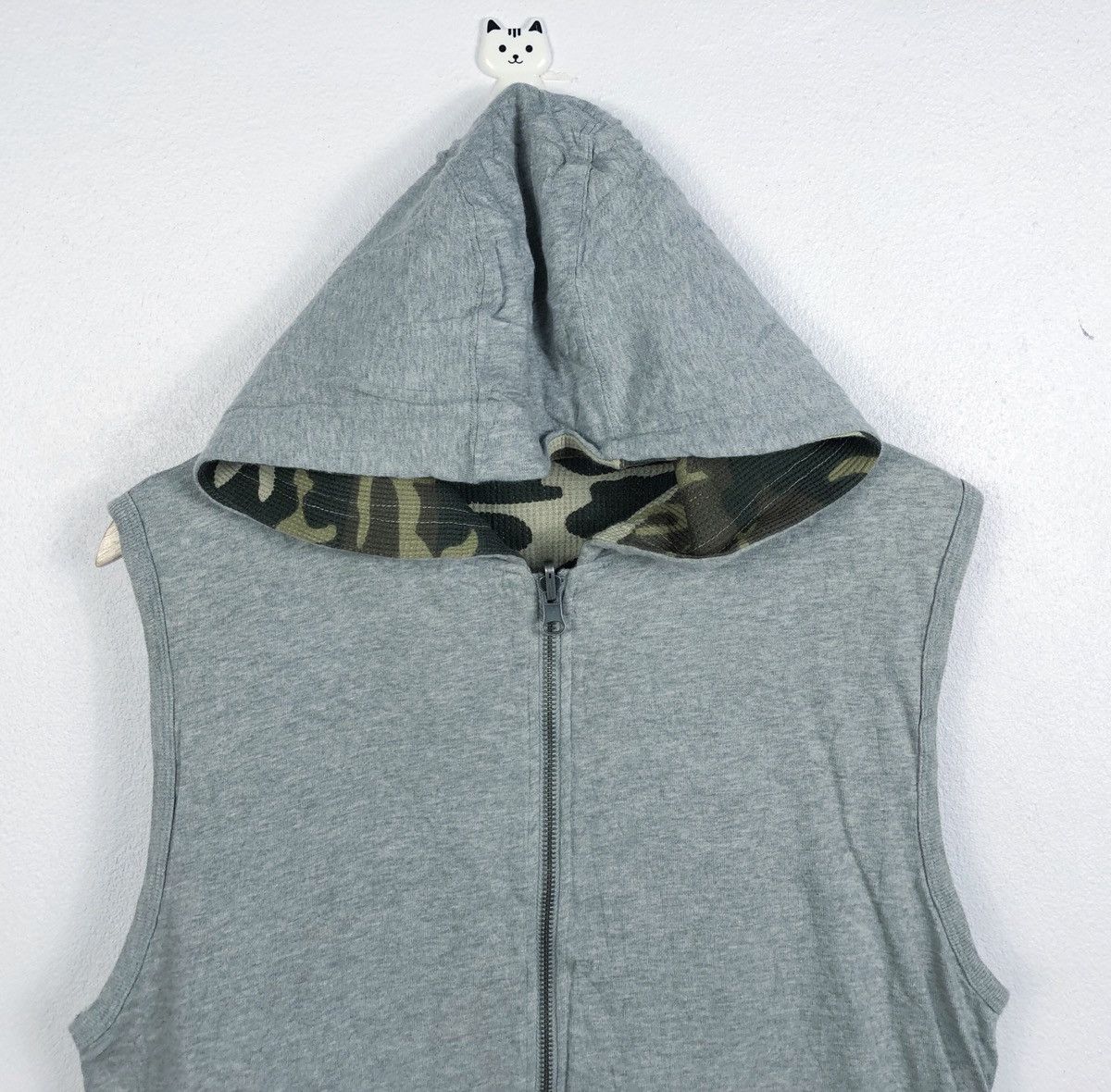 Dickies Rare Vintage Dickies Reversible Camo Sleeveless Hoodies Size US M / EU 48-50 / 2 - 6 Thumbnail