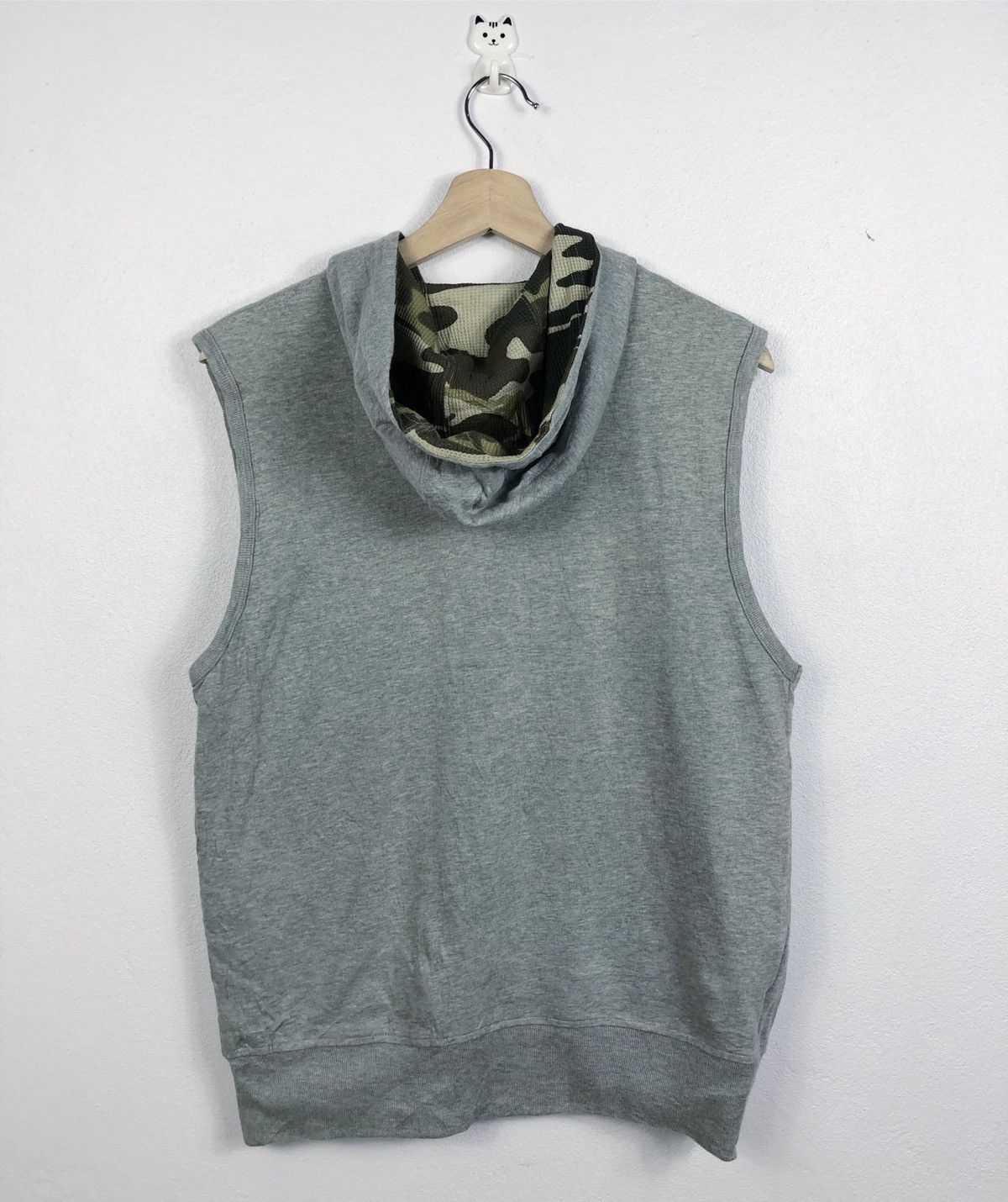 Dickies Rare Vintage Dickies Reversible Camo Sleeveless Hoodies Size US M / EU 48-50 / 2 - 8 Thumbnail