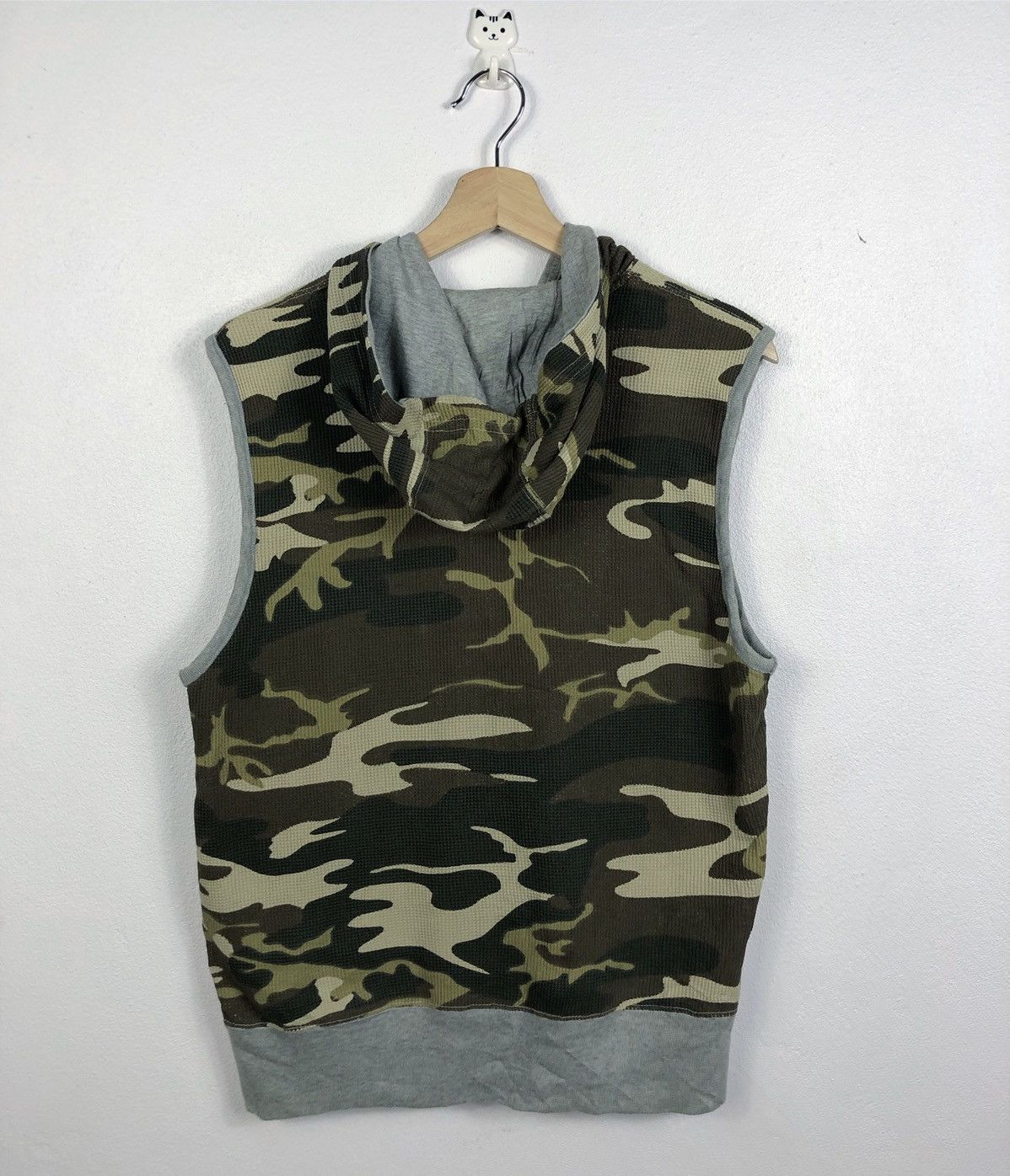 Dickies Rare Vintage Dickies Reversible Camo Sleeveless Hoodies Size US M / EU 48-50 / 2 - 4 Thumbnail