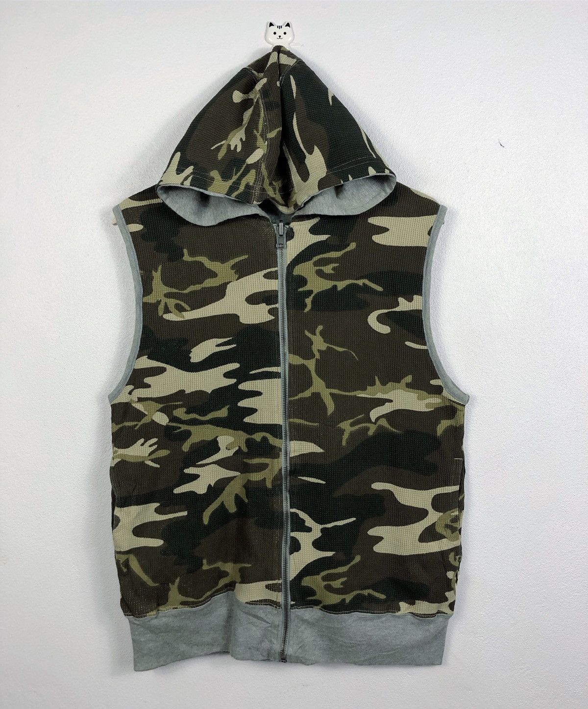 Dickies Rare Vintage Dickies Reversible Camo Sleeveless Hoodies Size US M / EU 48-50 / 2 - 1 Thumbnail
