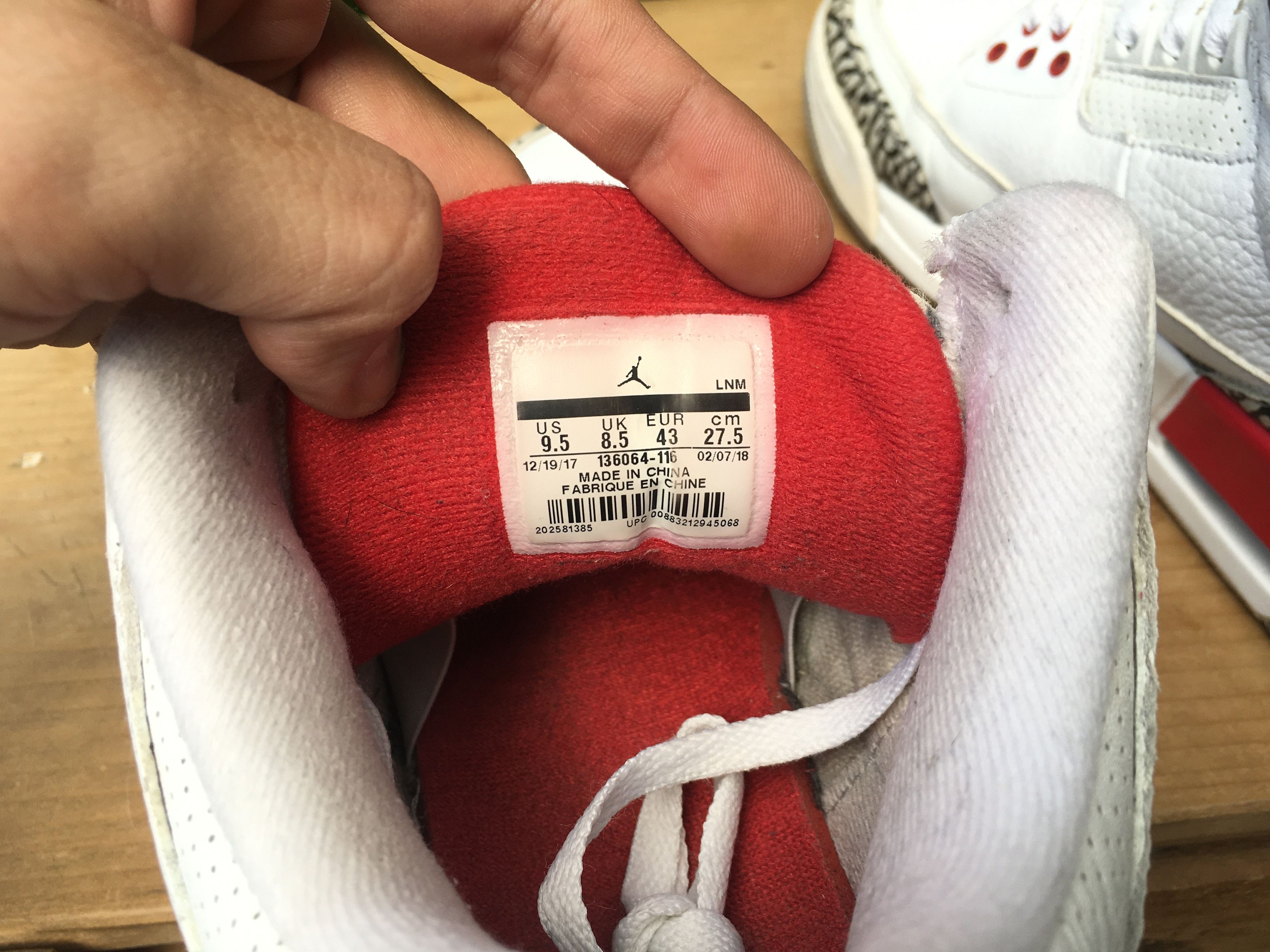 Jordan Brand × Nike 🔥 Nike Air Jordan 3 Retro Hall of Fame Size US 9.5 / EU 42-43 - 12 Thumbnail