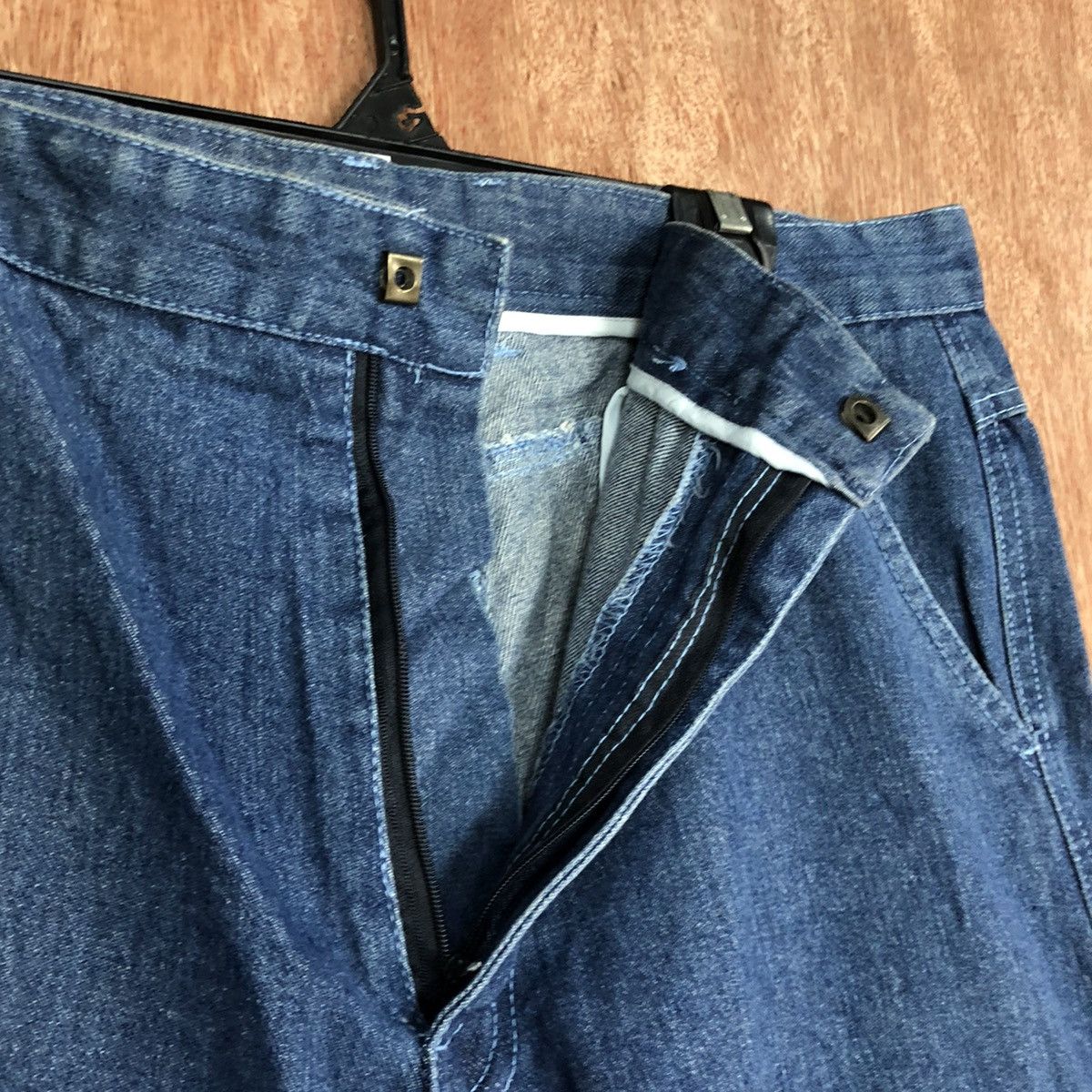 Japanese Brand DLL G.Twenty K-tex Blue Multipocket Denim Pants #1797 Size US 36 / EU 52 - 8 Thumbnail