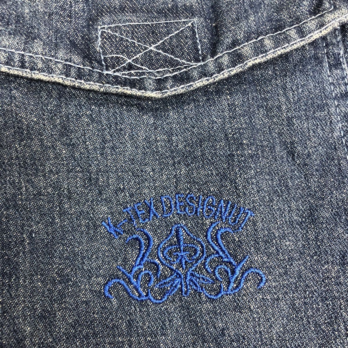 Japanese Brand DLL G.Twenty K-tex Blue Multipocket Denim Pants #1797 Size US 36 / EU 52 - 12 Thumbnail