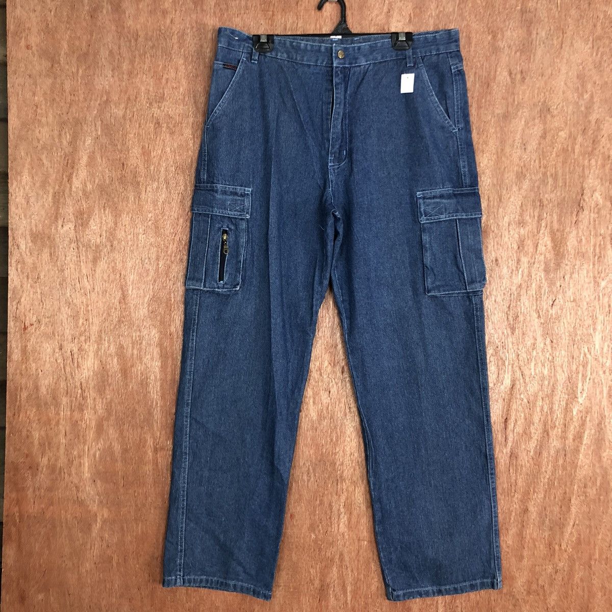 Japanese Brand DLL G.Twenty K-tex Blue Multipocket Denim Pants #1797 Size US 36 / EU 52 - 1 Thumbnail