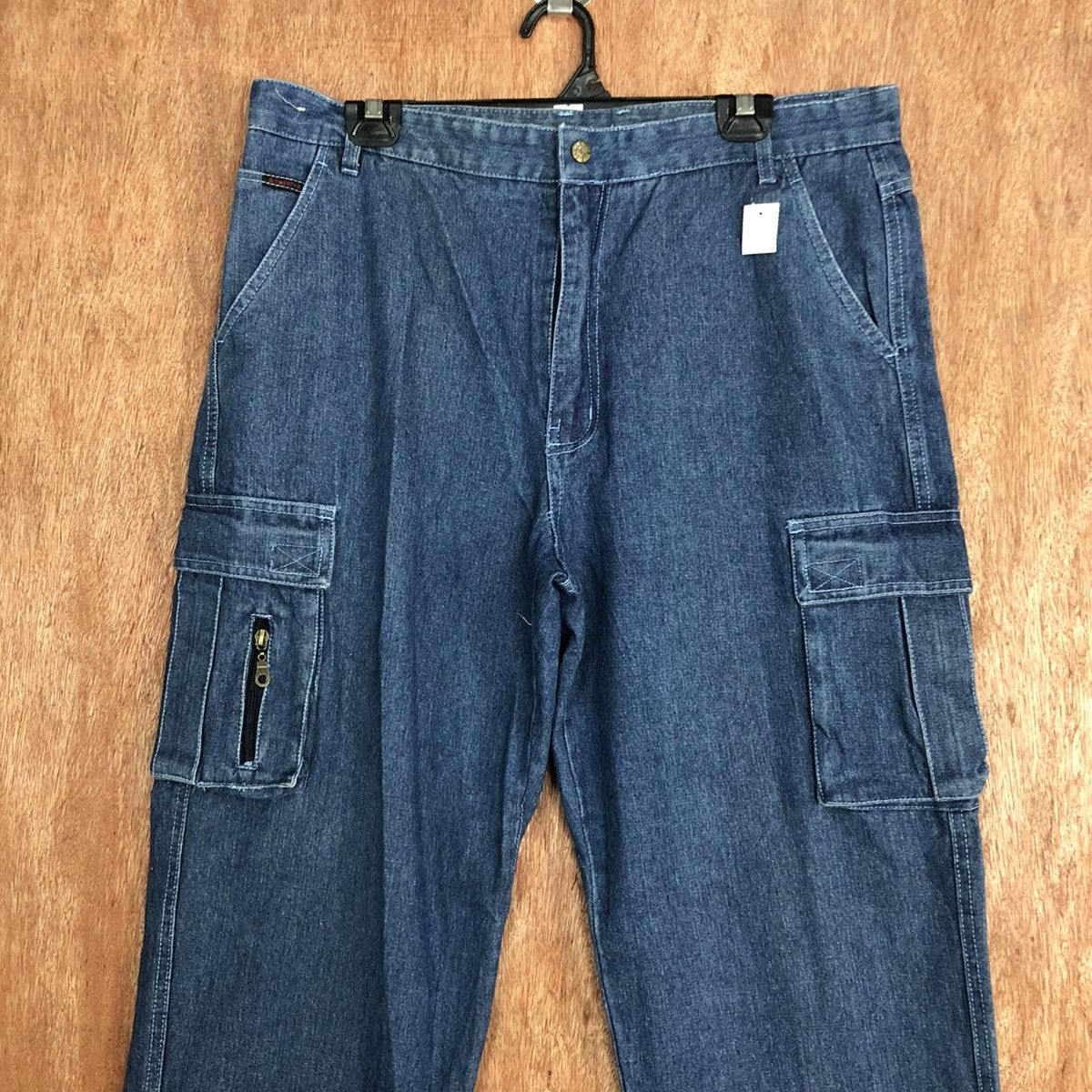 Japanese Brand DLL G.Twenty K-tex Blue Multipocket Denim Pants #1797 Size US 36 / EU 52 - 2 Thumbnail