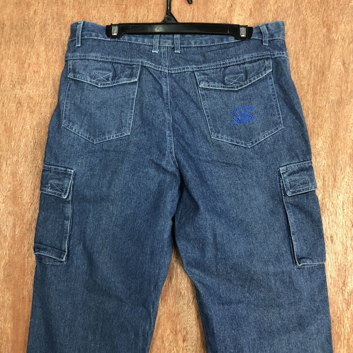 Japanese Brand DLL G.Twenty K-tex Blue Multipocket Denim Pants #1797 Size US 36 / EU 52 - 10 Thumbnail