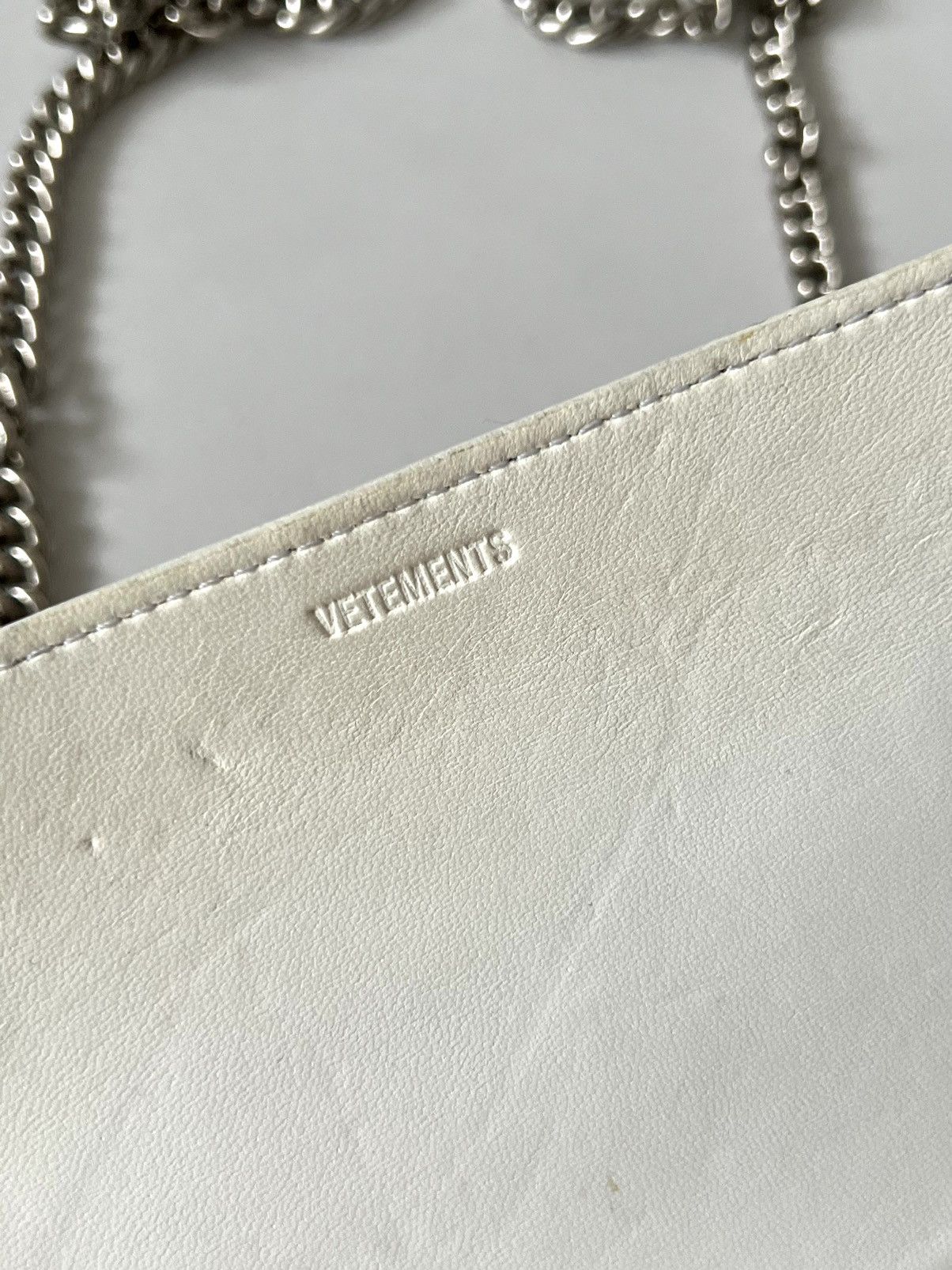 Vetements Vetements White Floral Print Clutch on chain Size ONE SIZE - 8 Thumbnail