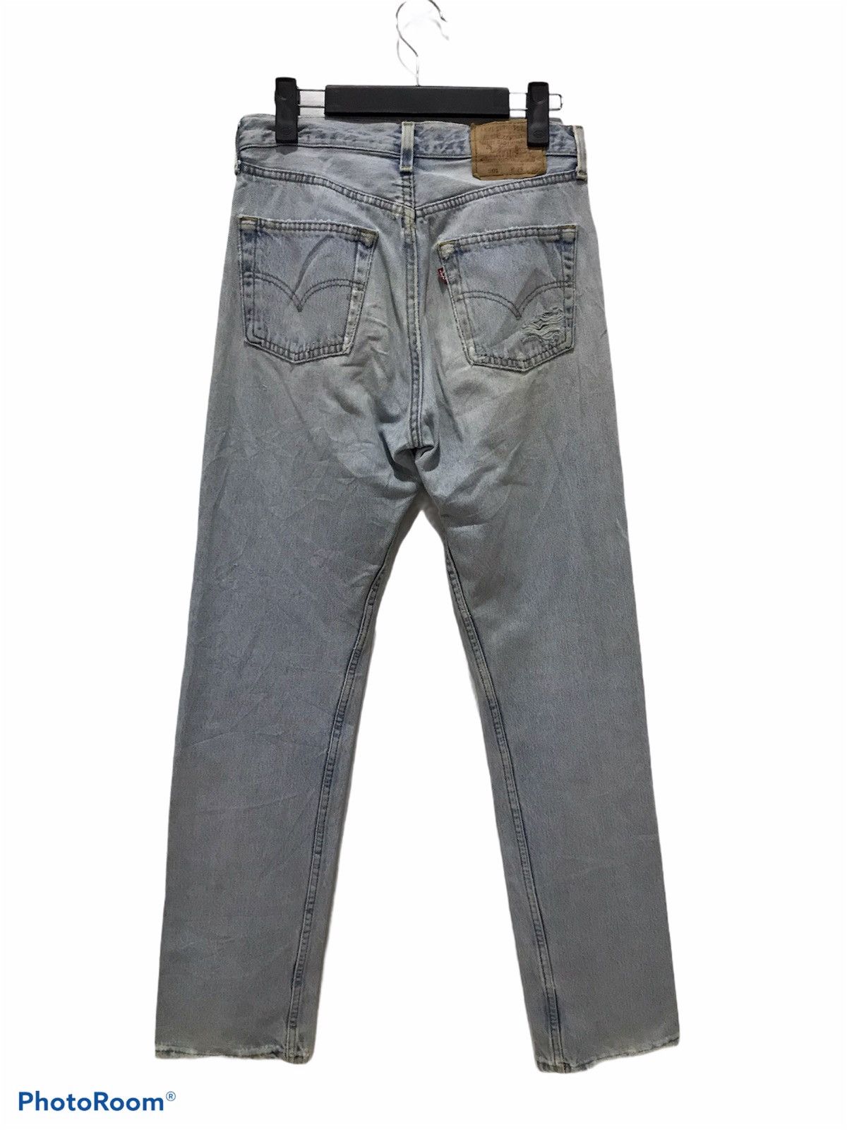Levi's Vtg distressed Levis 501 button 552 USA DENIM Size US 28 / EU 44 - 10 Thumbnail