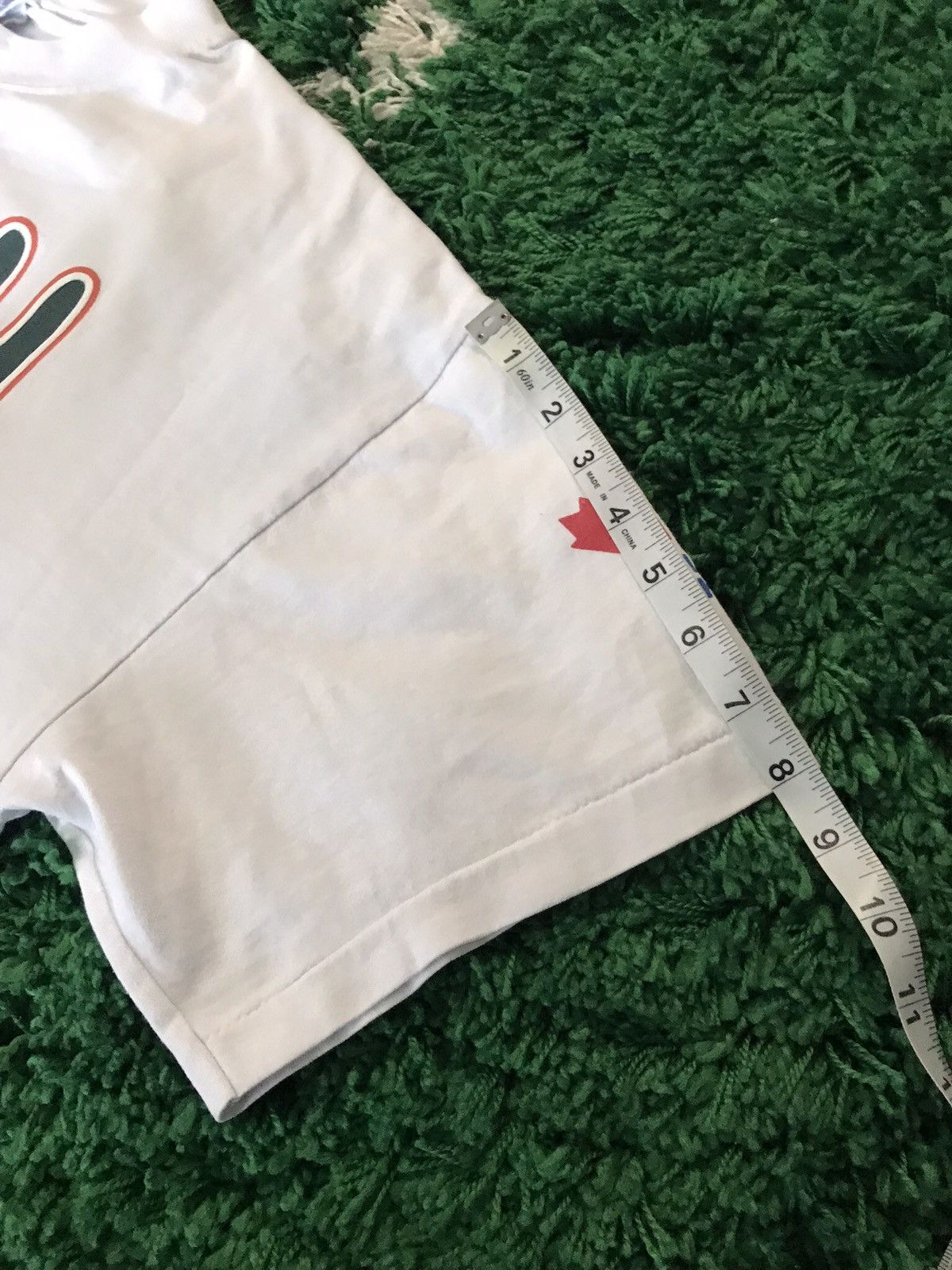 Vintage Vintage 90s Bulletin AOP Miami Hurricanes tee Size US XL / EU 56 / 4 - 11 Thumbnail