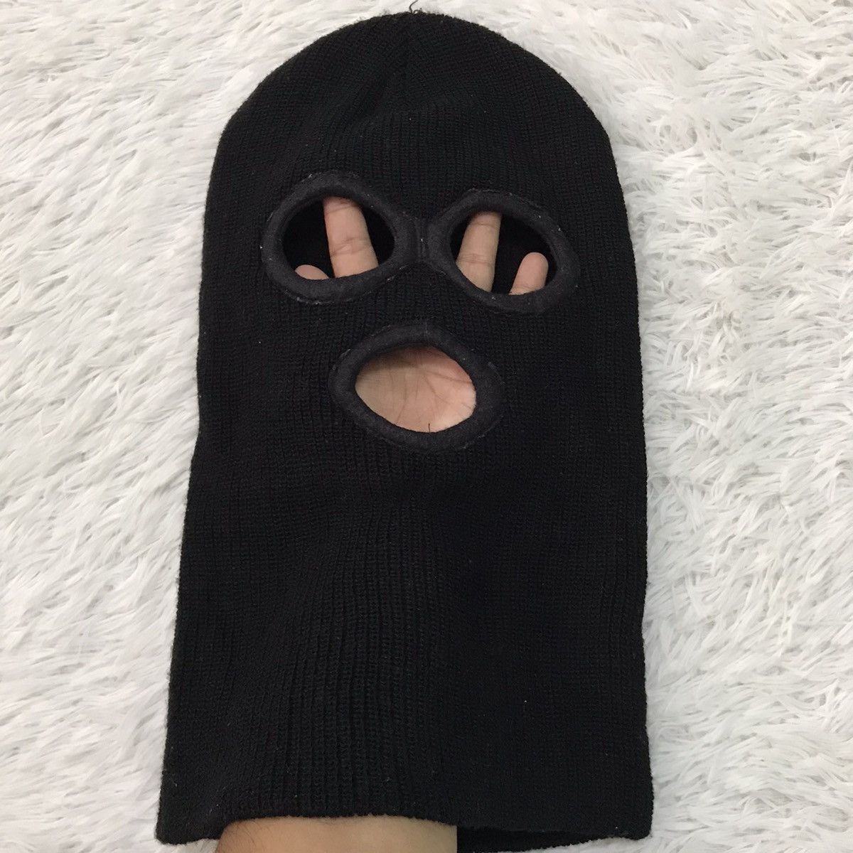 Japanese Brand Balaclava 3 Hole Full Face Mask Cover Made in Japan Size ONE SIZE - 3 Thumbnail