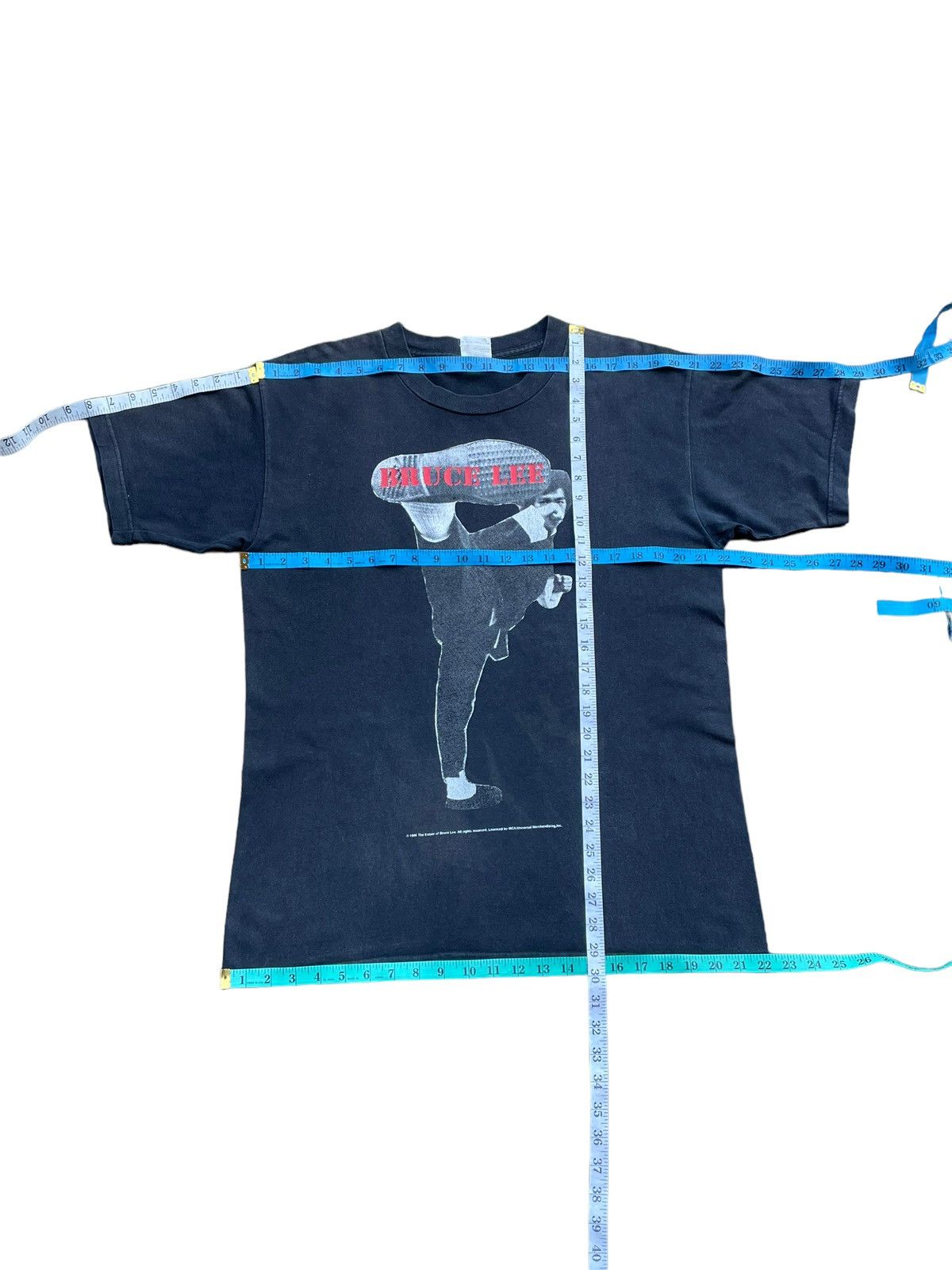 Vintage Vintage 1996 Bruce Lee By Mosquitohead Tshirt Size US L / EU 52-54 / 3 - 13 Thumbnail