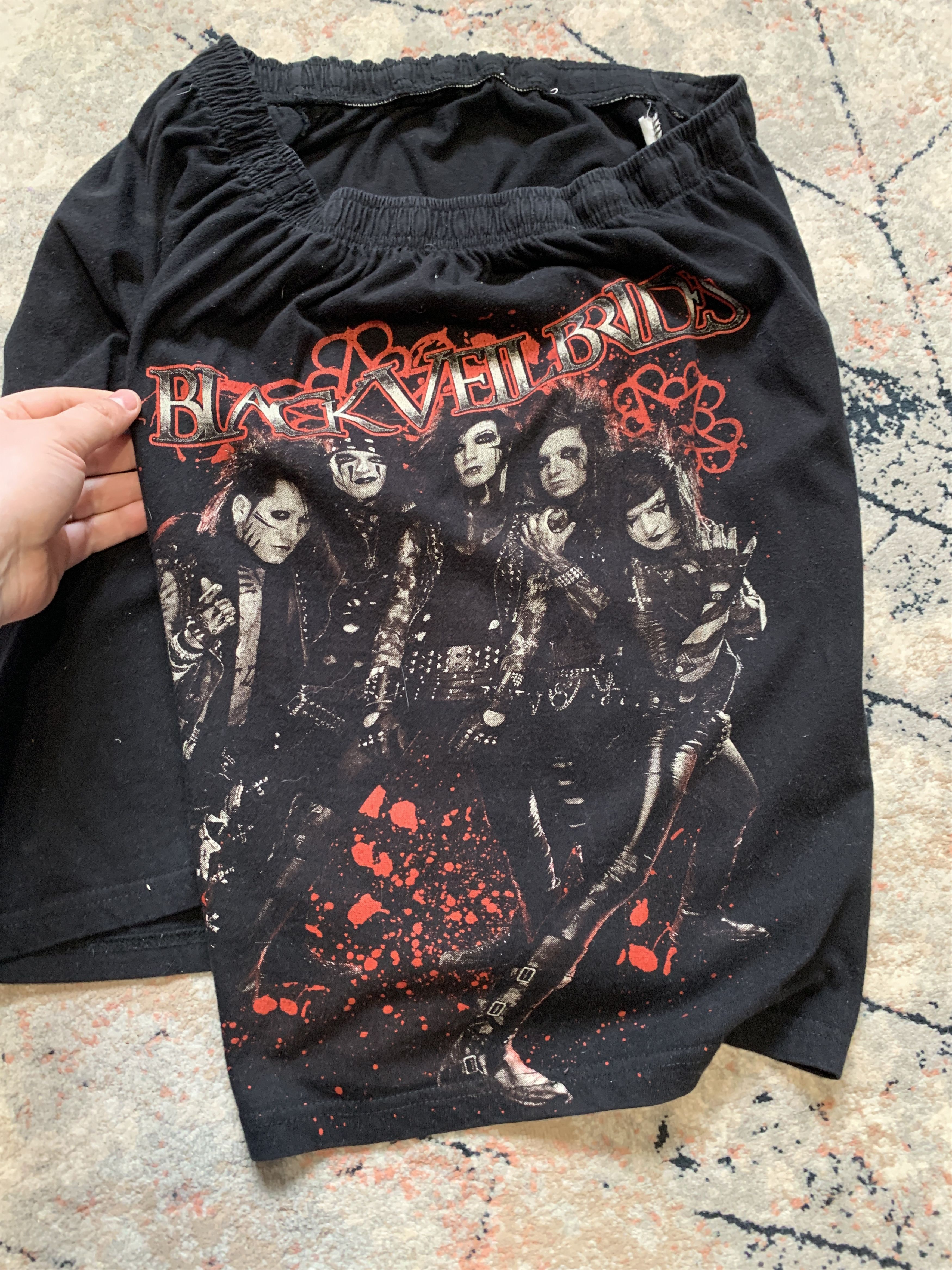 Band Tees Vintage BLACK VEILBRIDES Shorts Size US 36 / EU 52 - 5 Thumbnail