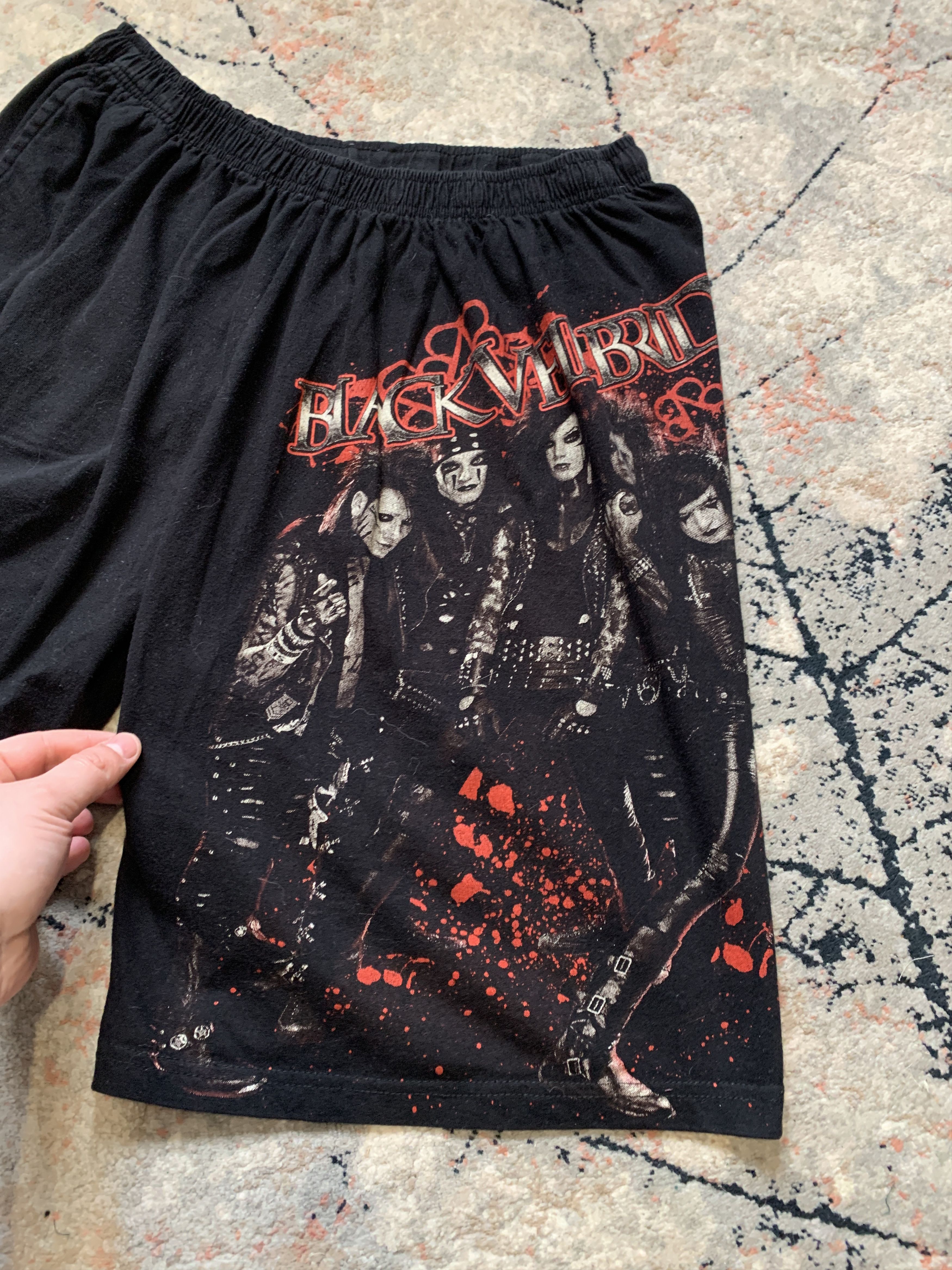 Band Tees Vintage BLACK VEILBRIDES Shorts Size US 36 / EU 52 - 3 Thumbnail