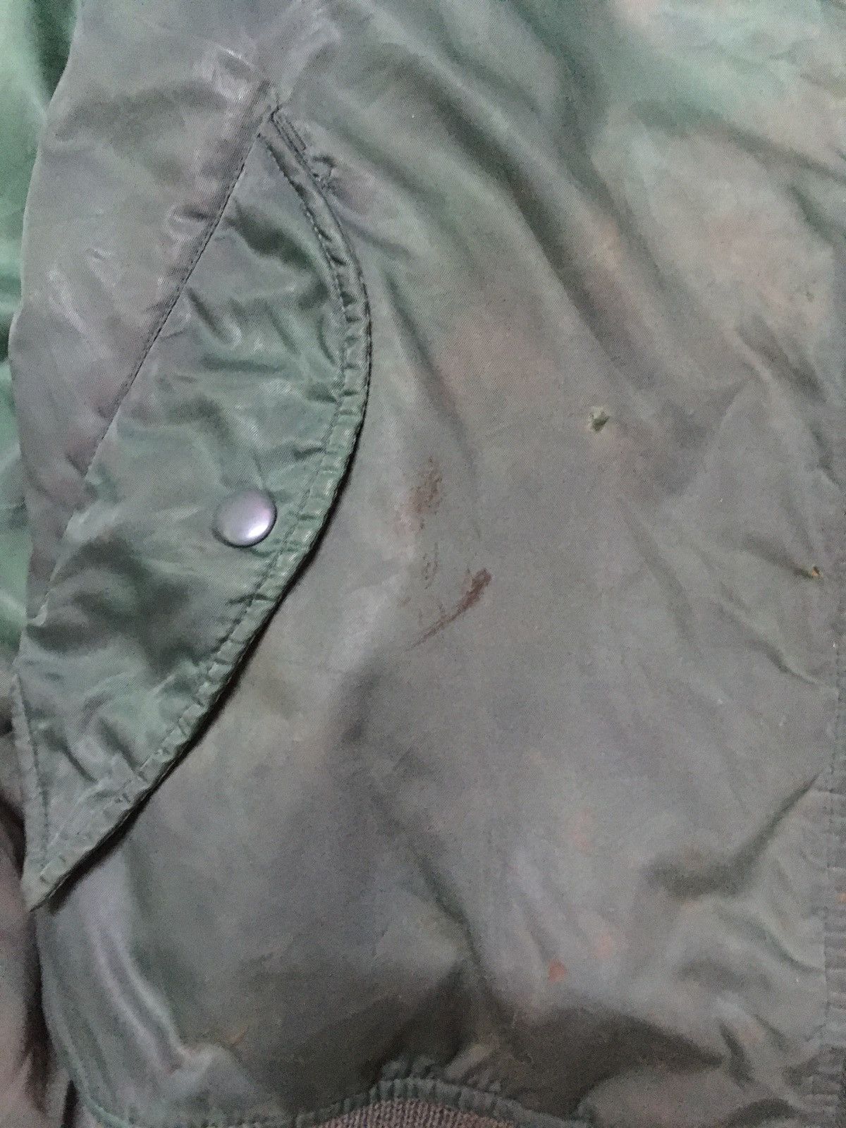 Vintage Vintage USAF Distressed Bomber Style Jacket Size US L / EU 52-54 / 3 - 7 Thumbnail