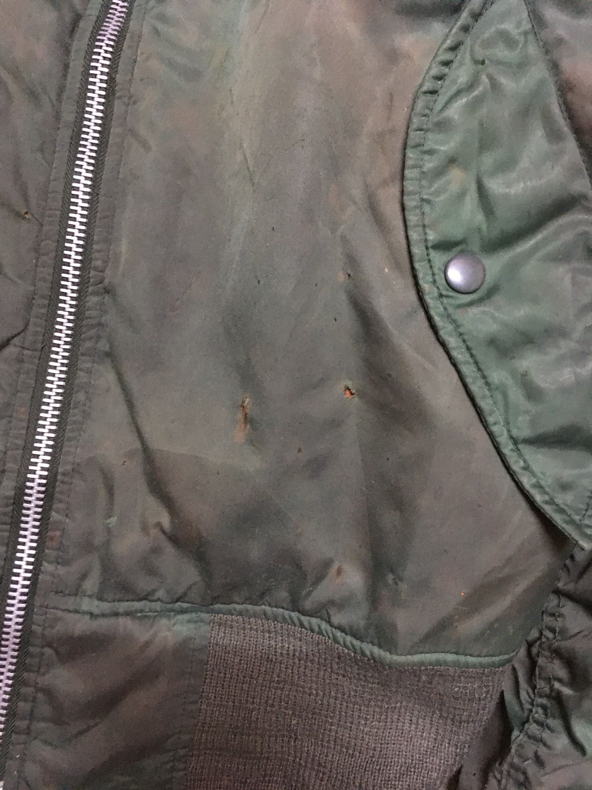 Vintage Vintage USAF Distressed Bomber Style Jacket Size US L / EU 52-54 / 3 - 6 Thumbnail