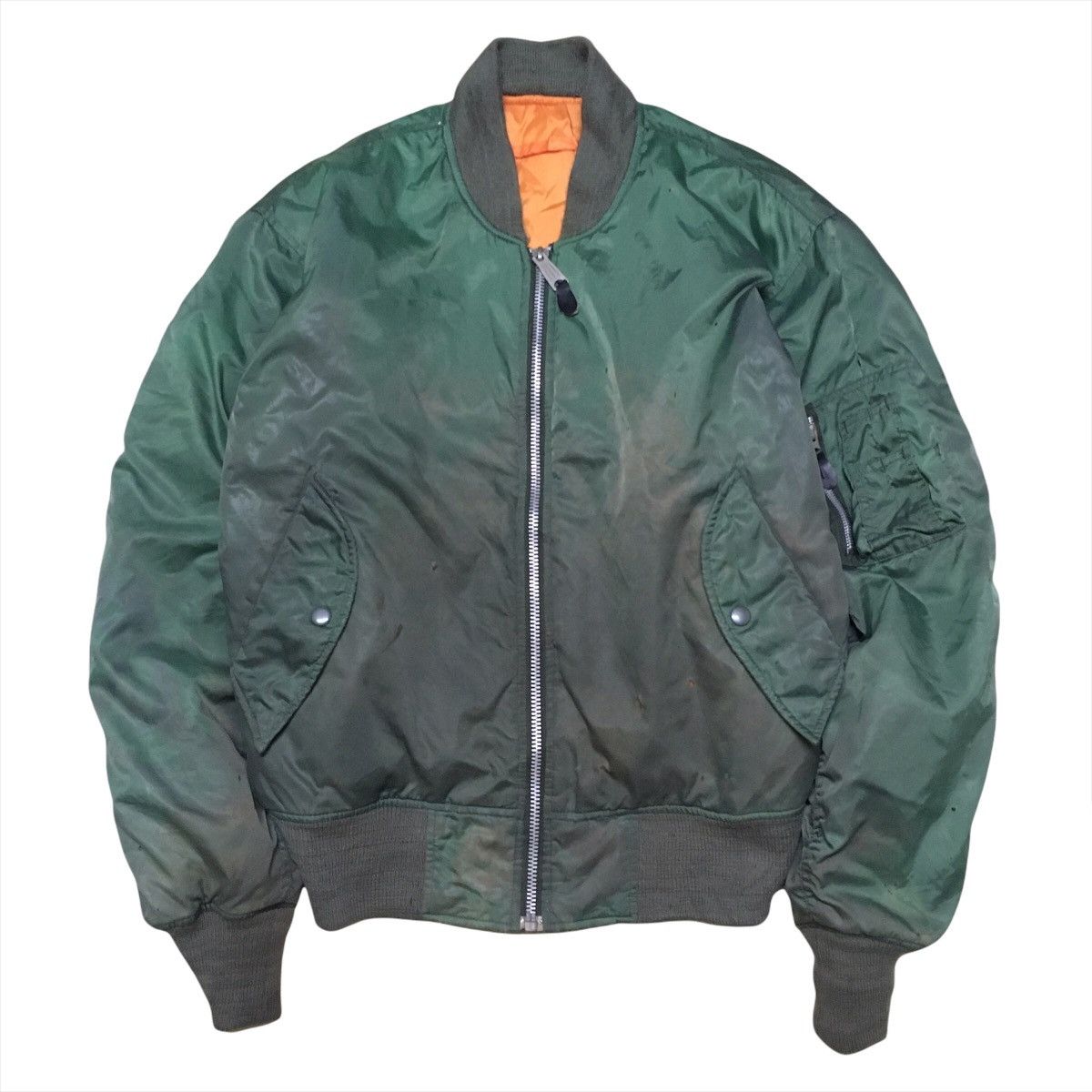 Vintage Vintage USAF Distressed Bomber Style Jacket Size US L / EU 52-54 / 3 - 1 Thumbnail