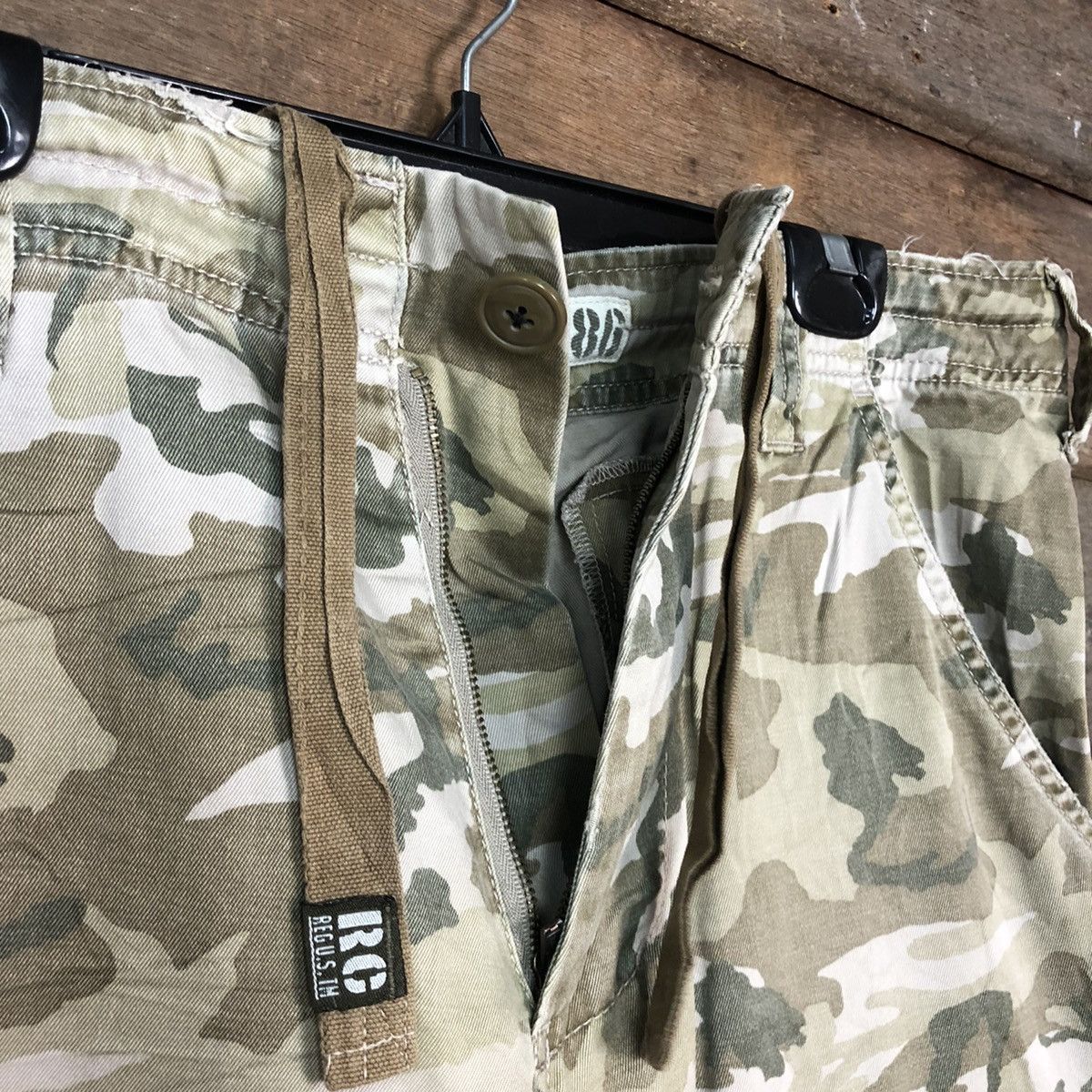 Japanese Brand DL Real Crush Clothing Camo Multipocket Cargo Pants #c951 Size US 30 / EU 46 - 8 Thumbnail