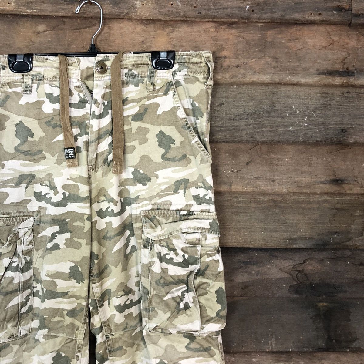 Japanese Brand DL Real Crush Clothing Camo Multipocket Cargo Pants #c951 Size US 30 / EU 46 - 5 Thumbnail
