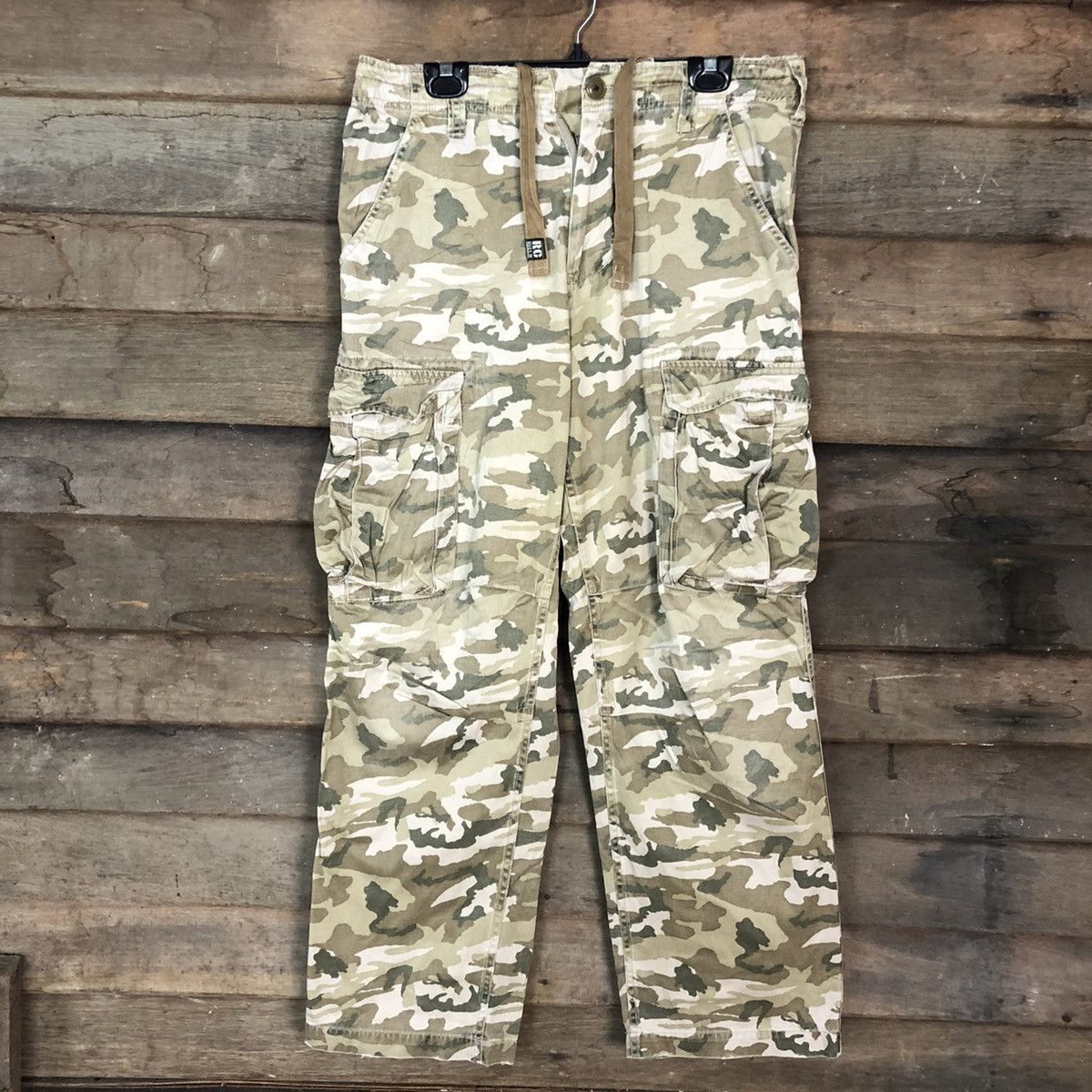 Japanese Brand DL Real Crush Clothing Camo Multipocket Cargo Pants #c951 Size US 30 / EU 46 - 1 Thumbnail