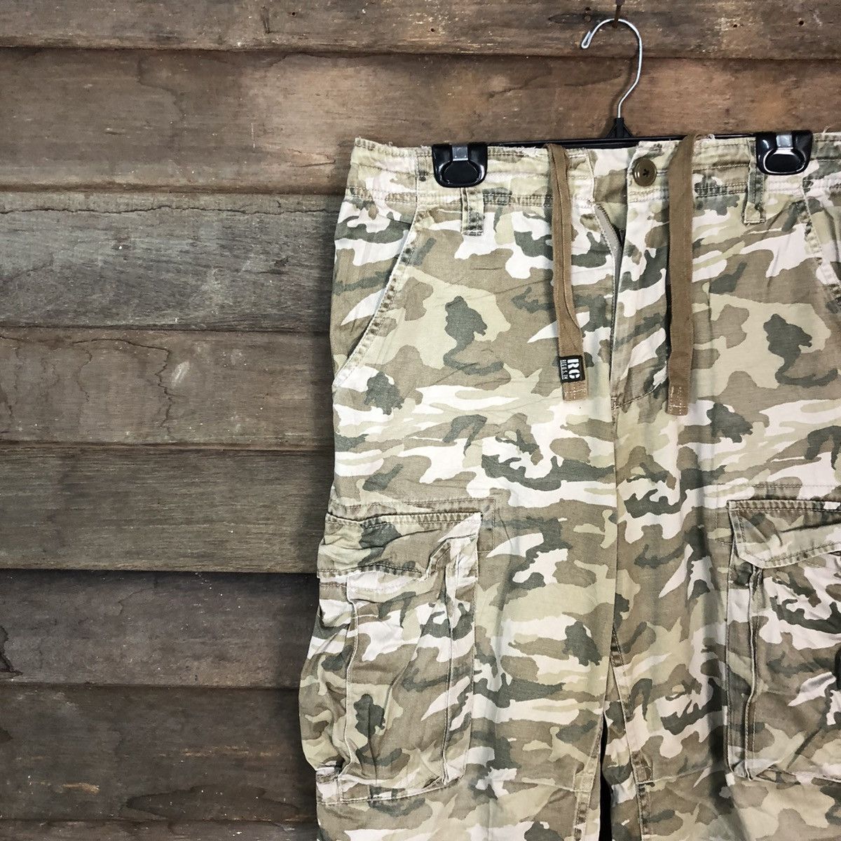 Japanese Brand DL Real Crush Clothing Camo Multipocket Cargo Pants #c951 Size US 30 / EU 46 - 6 Thumbnail