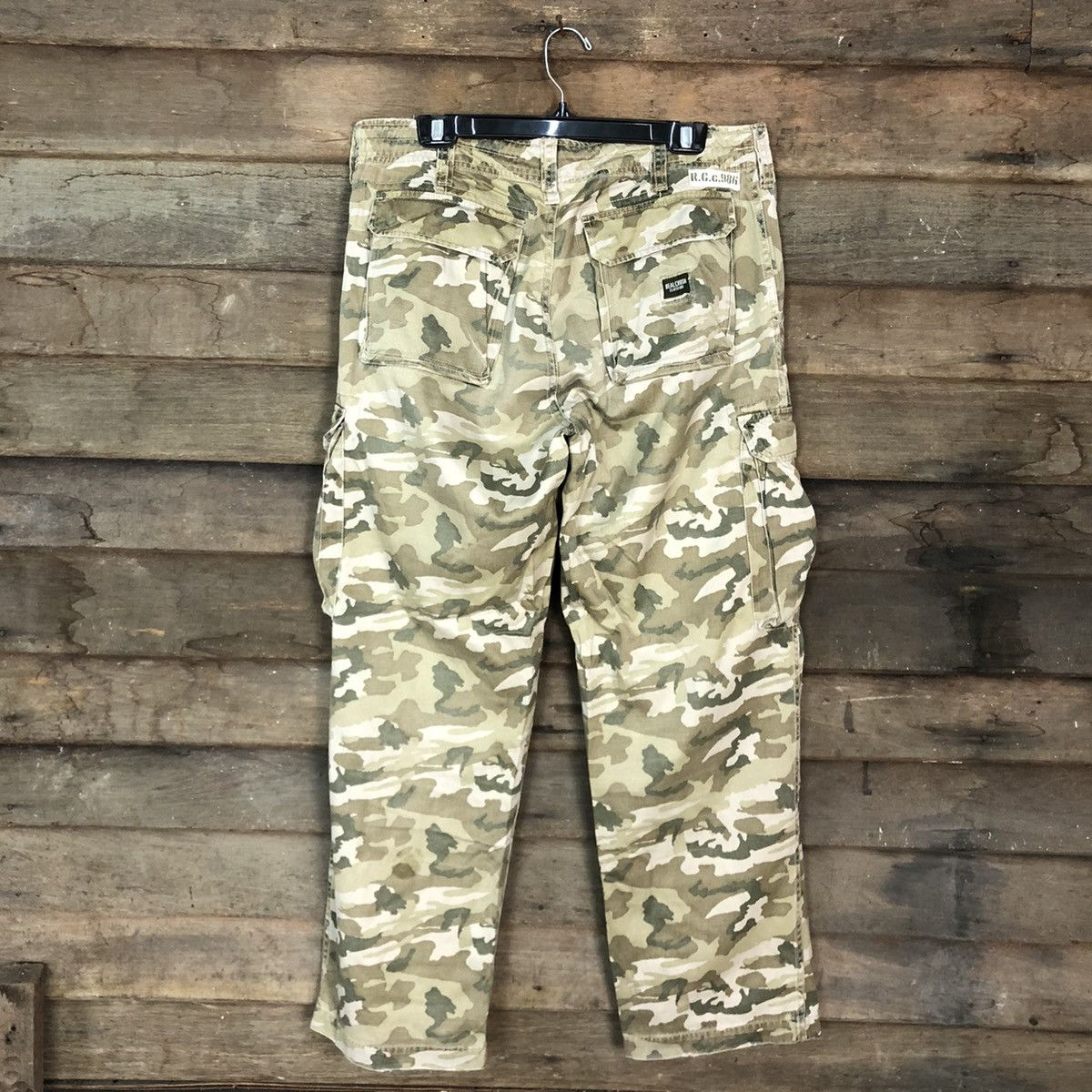 Japanese Brand DL Real Crush Clothing Camo Multipocket Cargo Pants #c951 Size US 30 / EU 46 - 9 Thumbnail