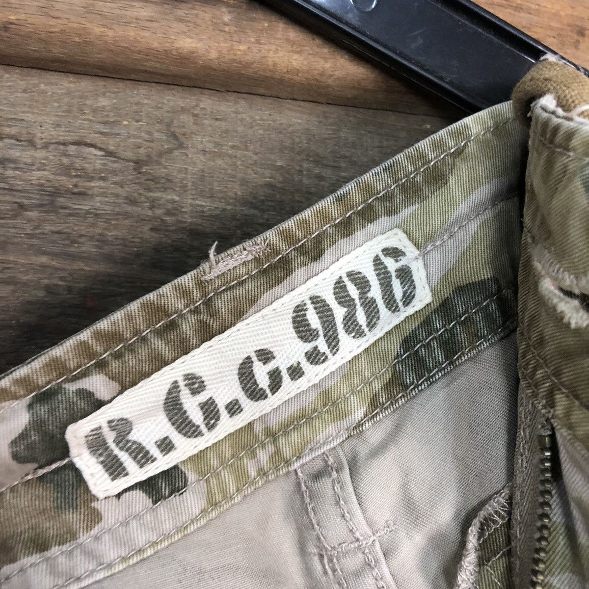 Japanese Brand DL Real Crush Clothing Camo Multipocket Cargo Pants #c951 Size US 30 / EU 46 - 15 Thumbnail