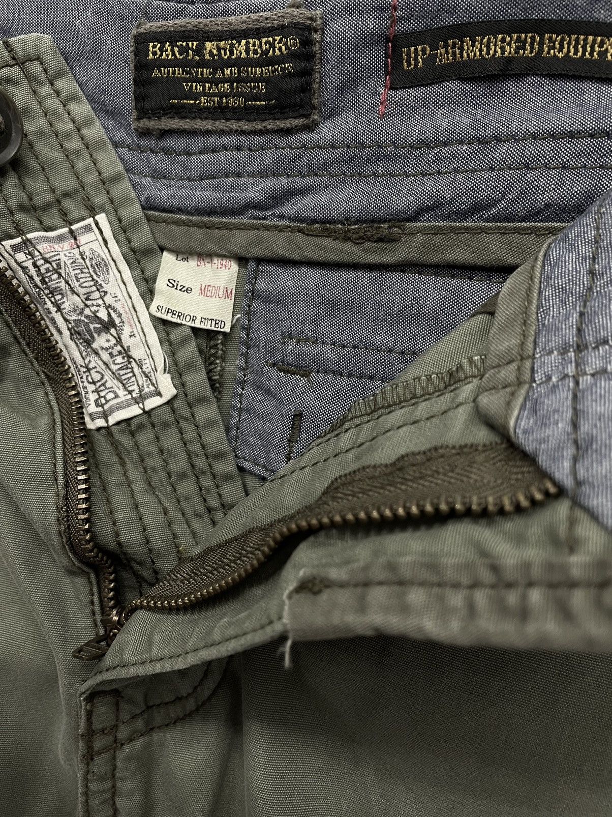 Japanese Brand 💥LAST OFFER! BACK NUMBER Military Shorts Travis Scott Style Size US 32 / EU 48 - 8 Thumbnail