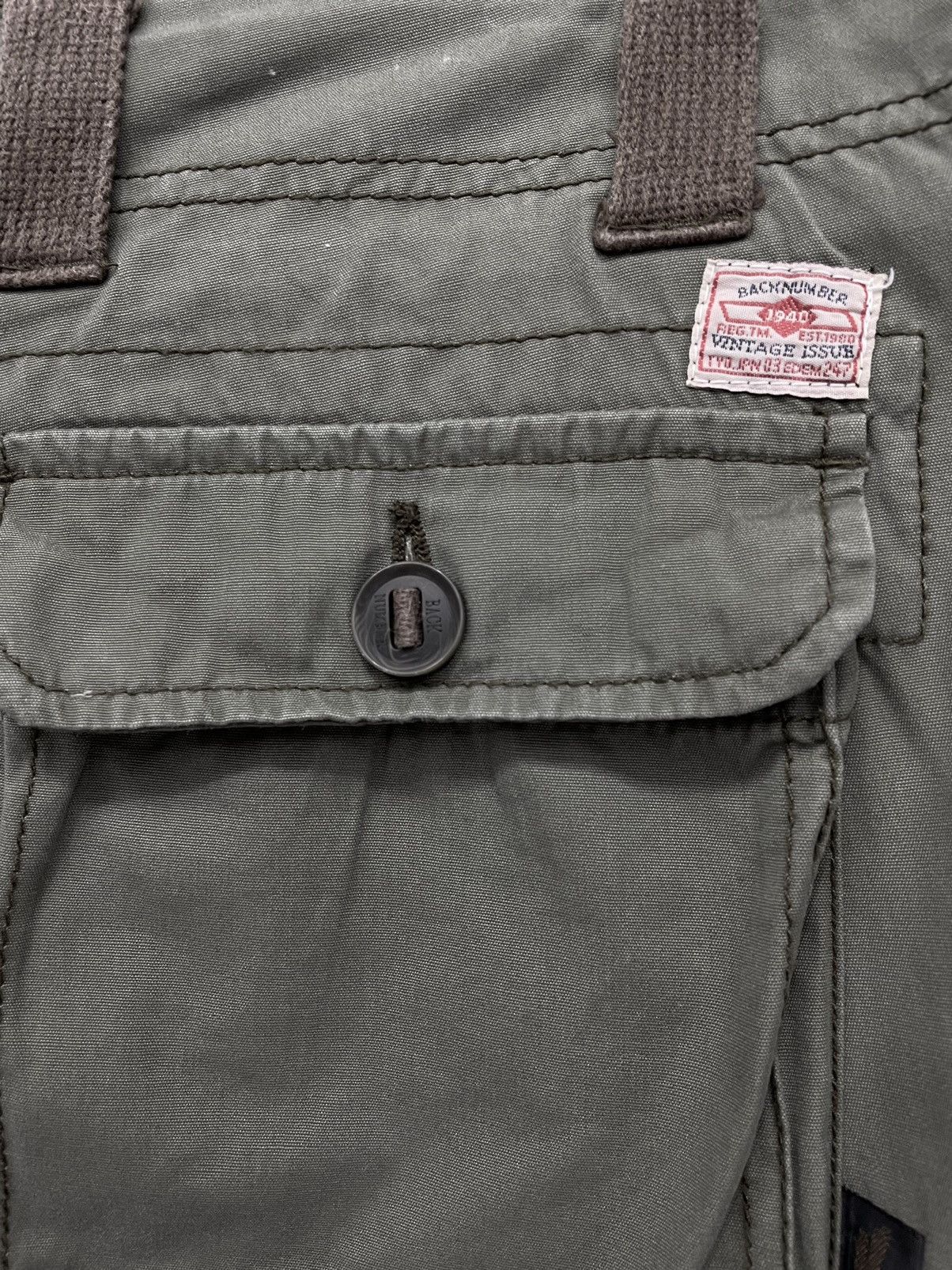 Japanese Brand 💥LAST OFFER! BACK NUMBER Military Shorts Travis Scott Style Size US 32 / EU 48 - 6 Thumbnail