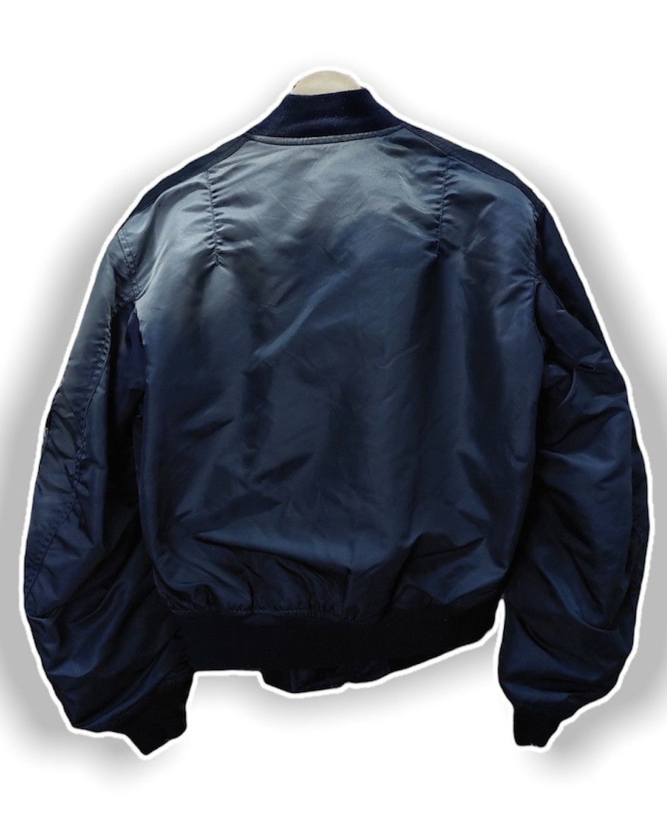 Alpha Industries × Vintage Faded Thrashed Alpha Industries Bomber Jacket Size US M / EU 48-50 / 2 - 10 Thumbnail