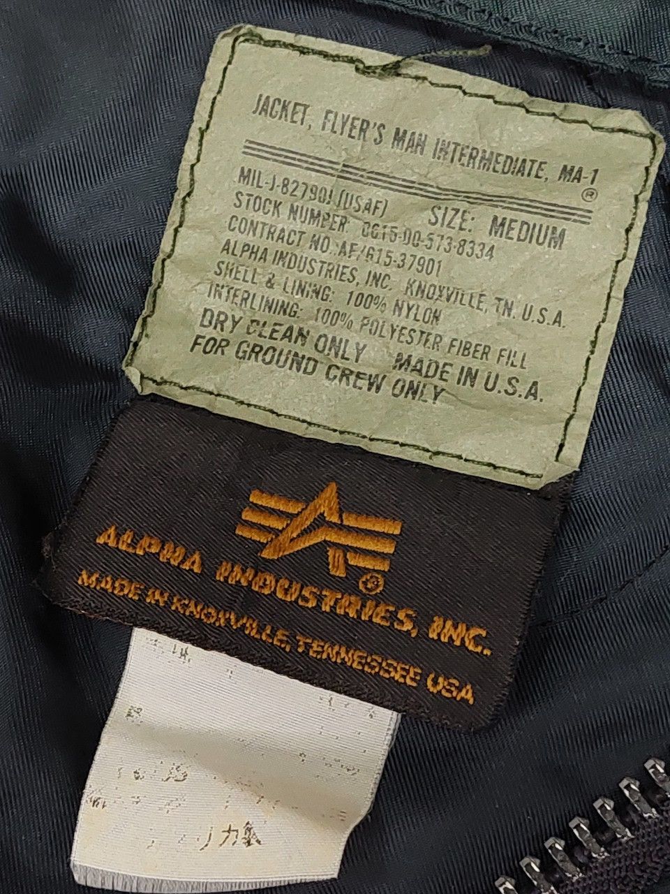 Alpha Industries × Vintage Faded Thrashed Alpha Industries Bomber Jacket Size US M / EU 48-50 / 2 - 2 Thumbnail