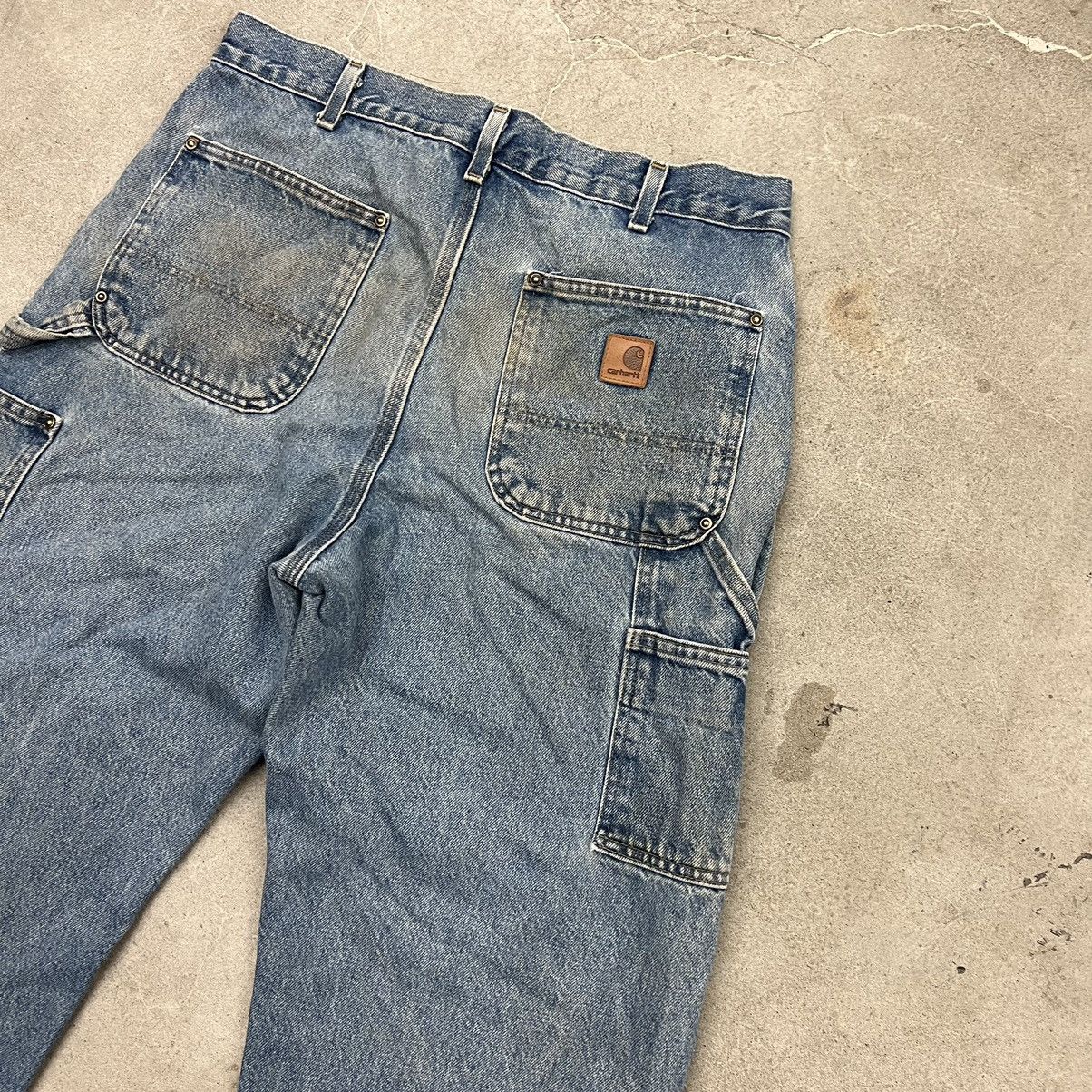 Carhartt Carhartt double knee jeans faded vintage workwear Size US 32 / EU 48 - 5 Thumbnail