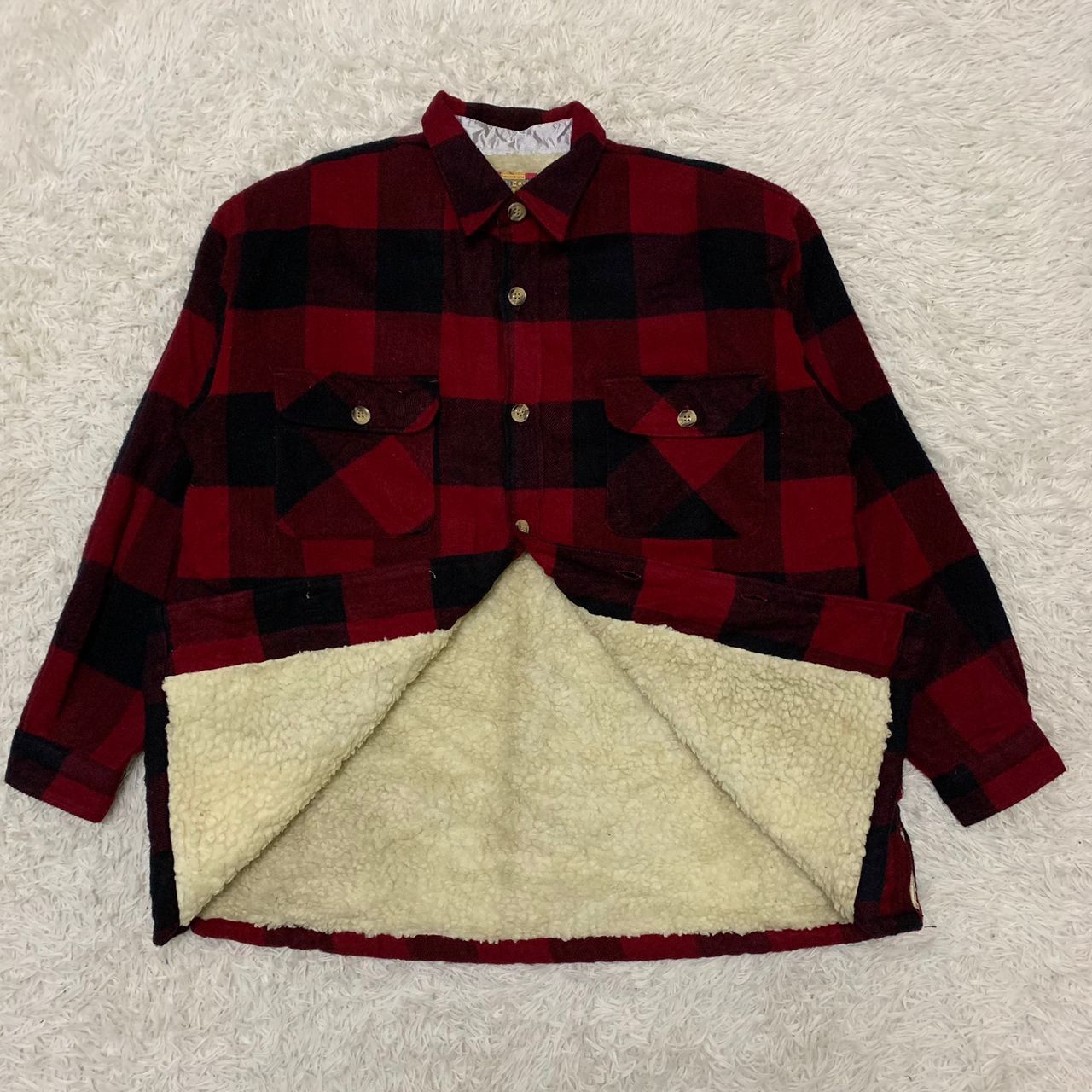 Flannel Famous original Bob-Cox deep pile flannel jacket Size US L / EU 52-54 / 3 - 3 Thumbnail