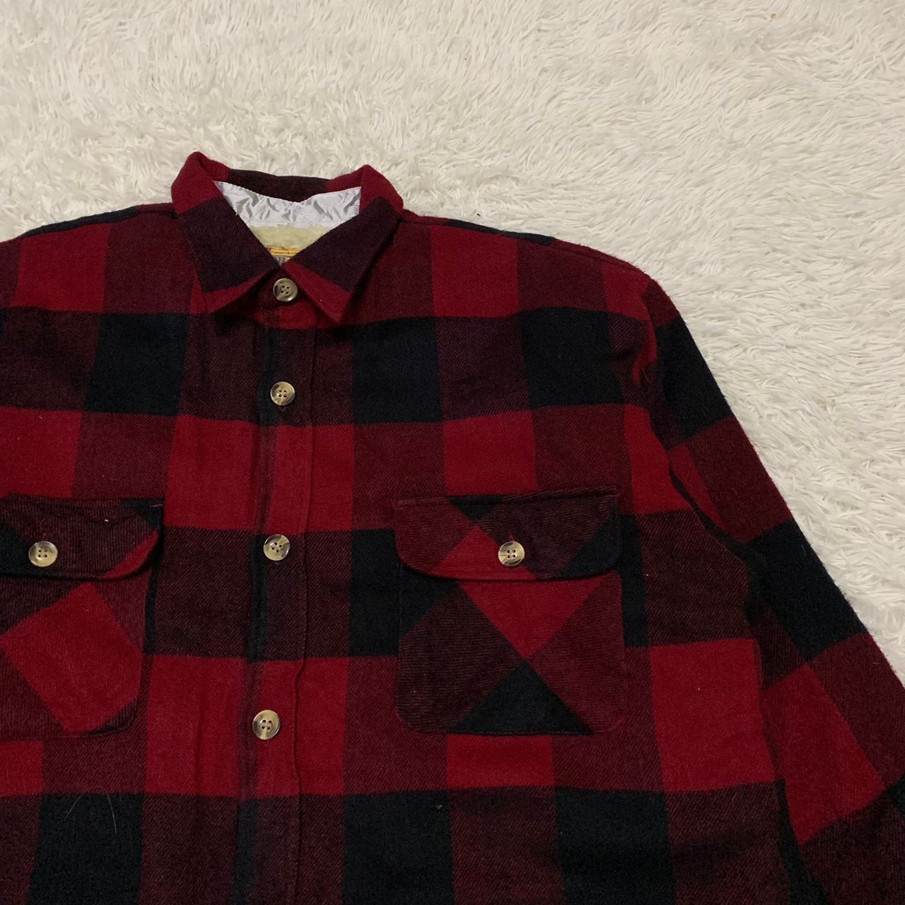 Flannel Famous original Bob-Cox deep pile flannel jacket Size US L / EU 52-54 / 3 - 4 Thumbnail