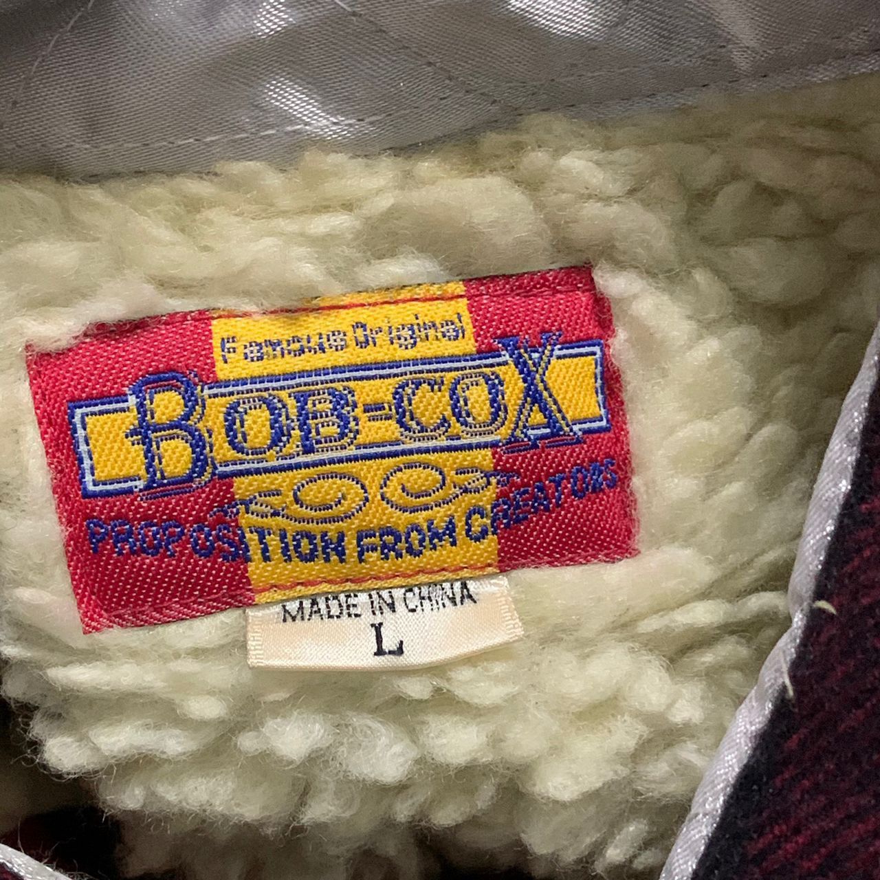 Flannel Famous original Bob-Cox deep pile flannel jacket Size US L / EU 52-54 / 3 - 8 Thumbnail
