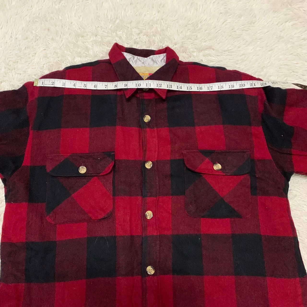 Flannel Famous original Bob-Cox deep pile flannel jacket Size US L / EU 52-54 / 3 - 6 Thumbnail