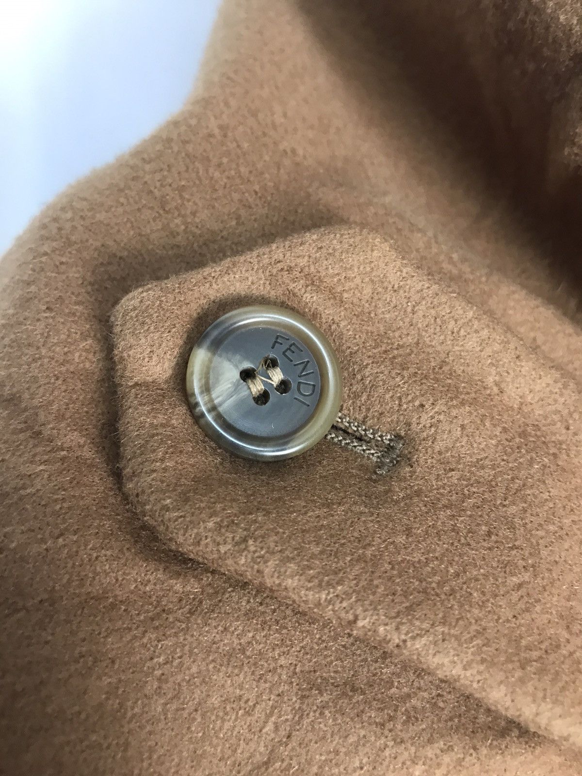 Fendi 🔥BEST OFFER 🔥Fendi wool long coat jacket button up Size US XL / EU 56 / 4 - 10 Thumbnail
