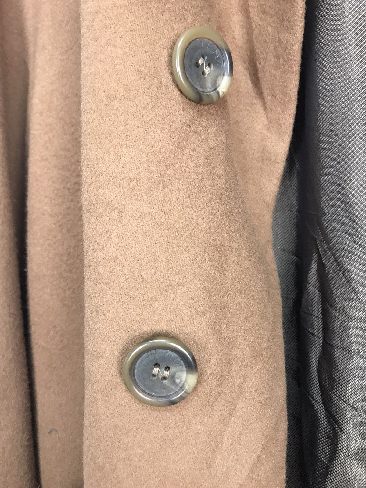 Fendi 🔥BEST OFFER 🔥Fendi wool long coat jacket button up Size US XL / EU 56 / 4 - 9 Thumbnail