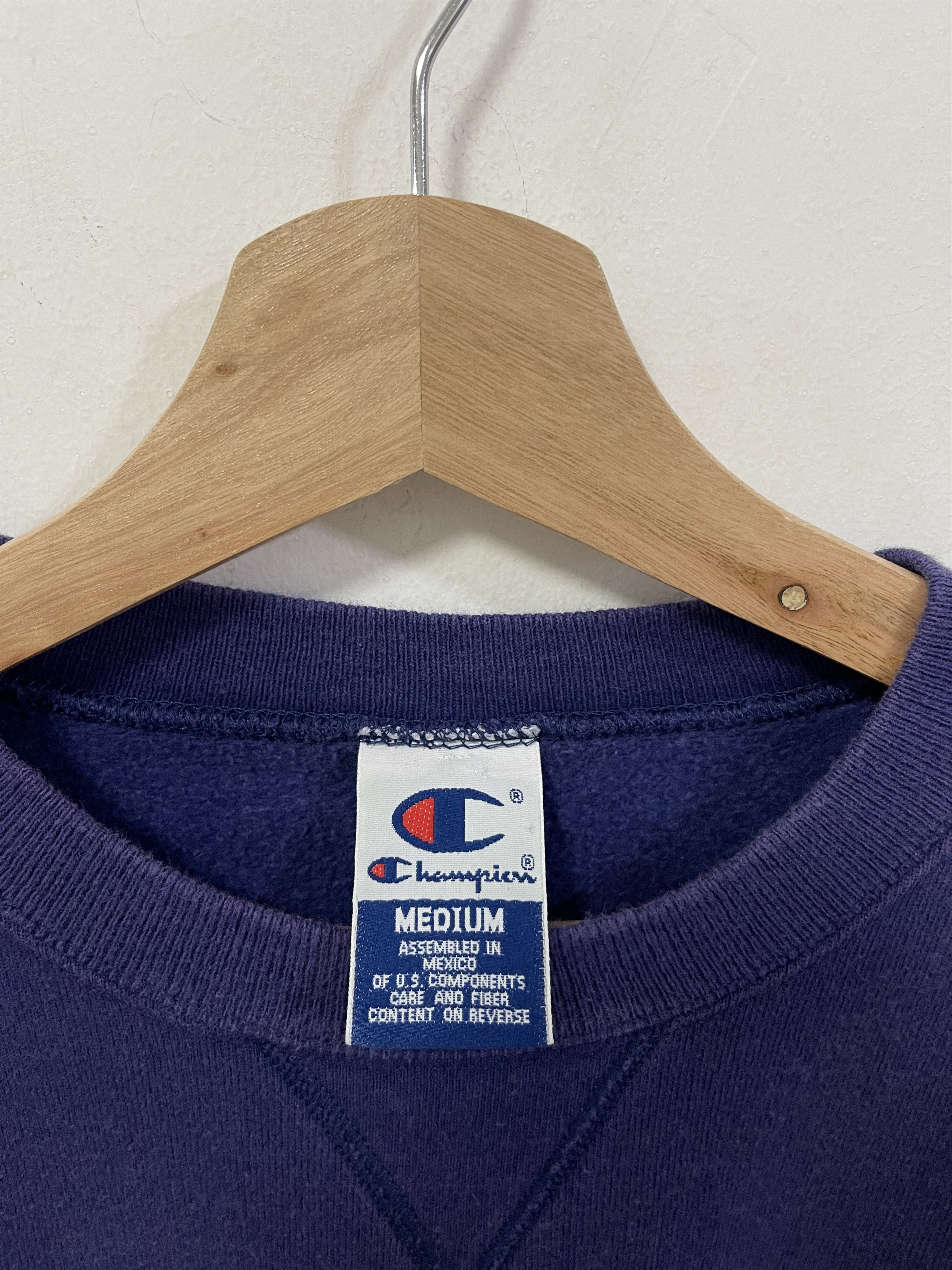 Champion Vintage ChampionScript Mini Logo Embroidery Sweatshirt Size US S / EU 44-46 / 1 - 10 Thumbnail