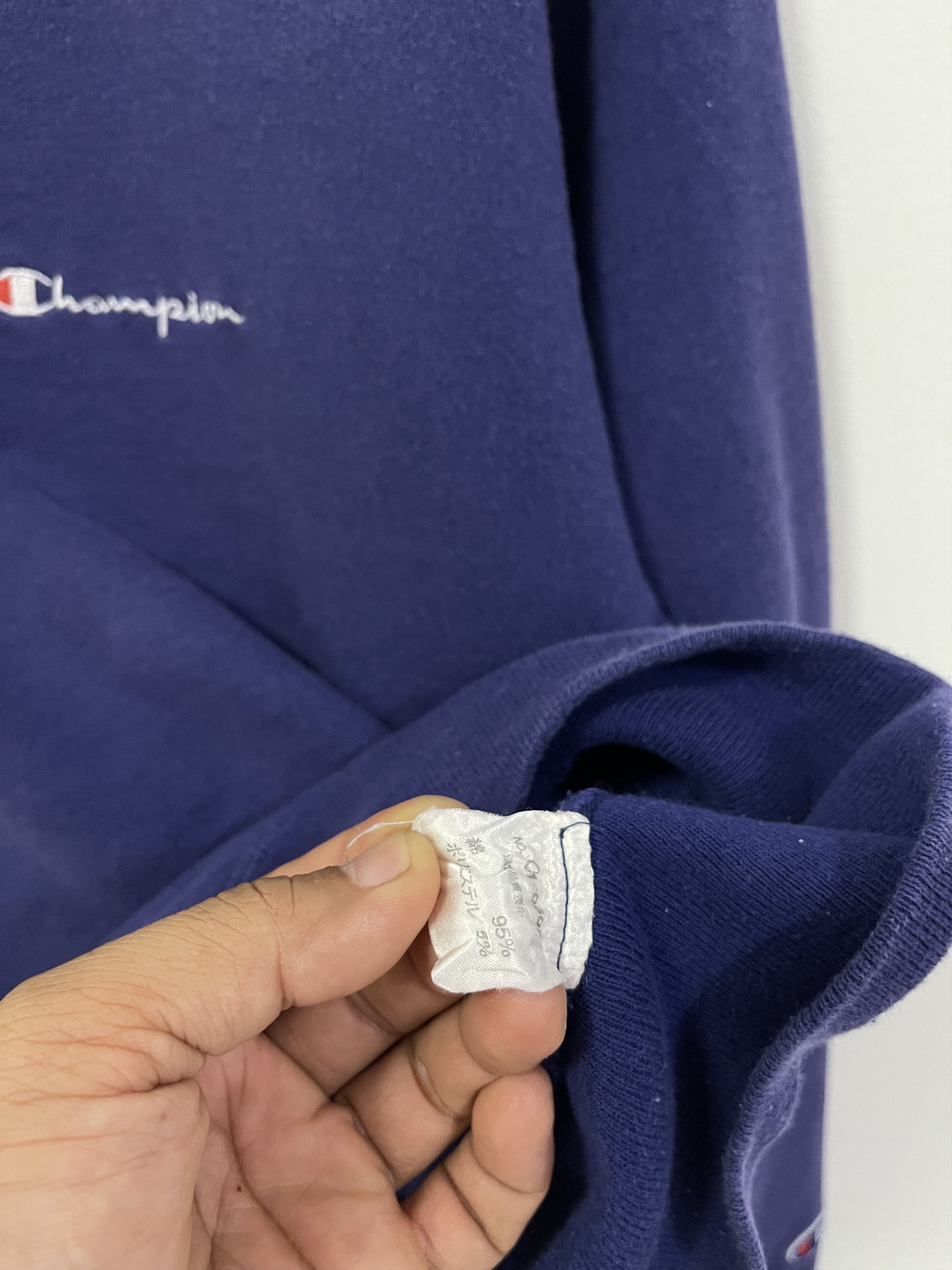 Champion Vintage ChampionScript Mini Logo Embroidery Sweatshirt Size US S / EU 44-46 / 1 - 12 Thumbnail