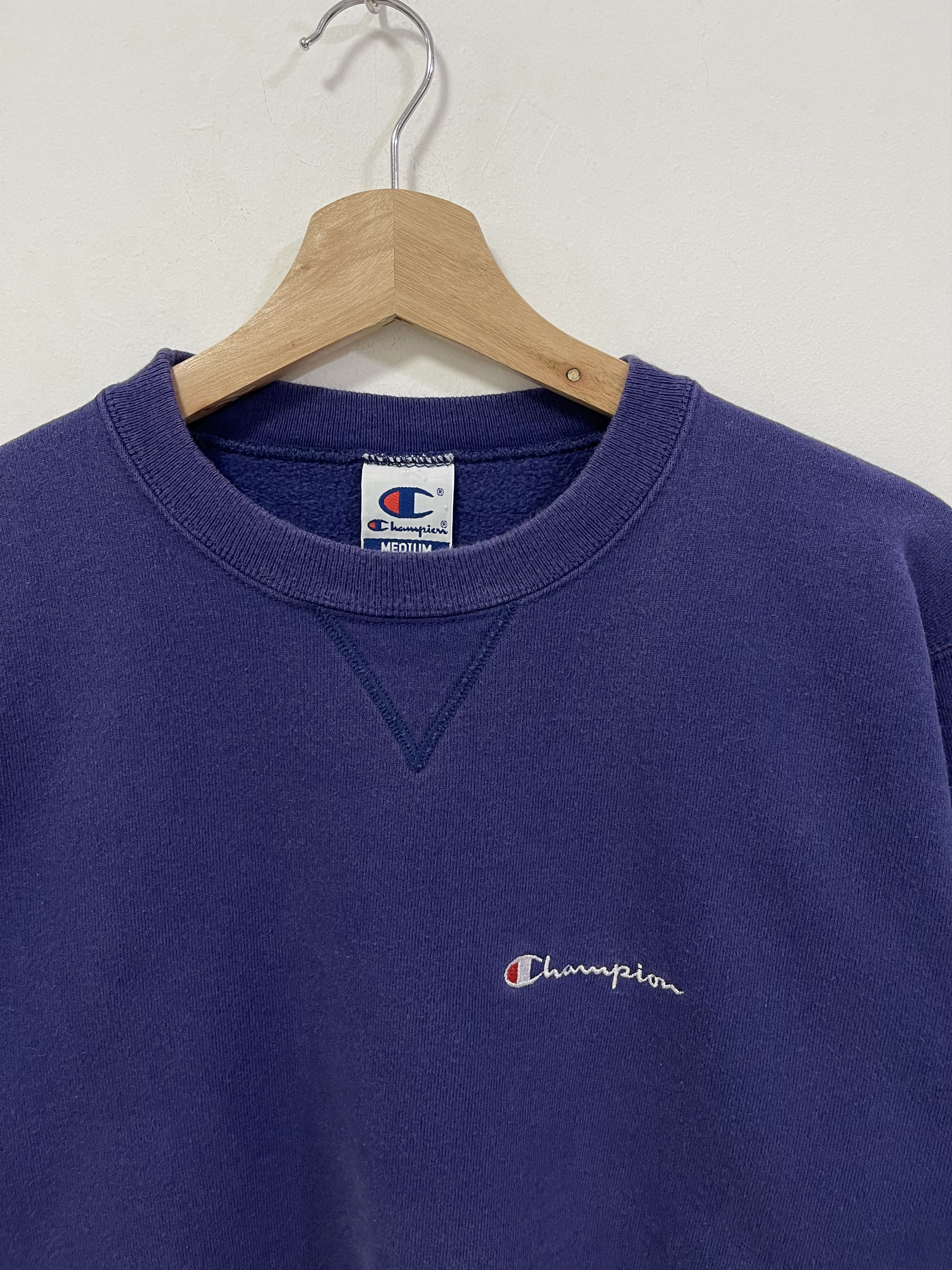 Champion Vintage ChampionScript Mini Logo Embroidery Sweatshirt Size US S / EU 44-46 / 1 - 6 Thumbnail