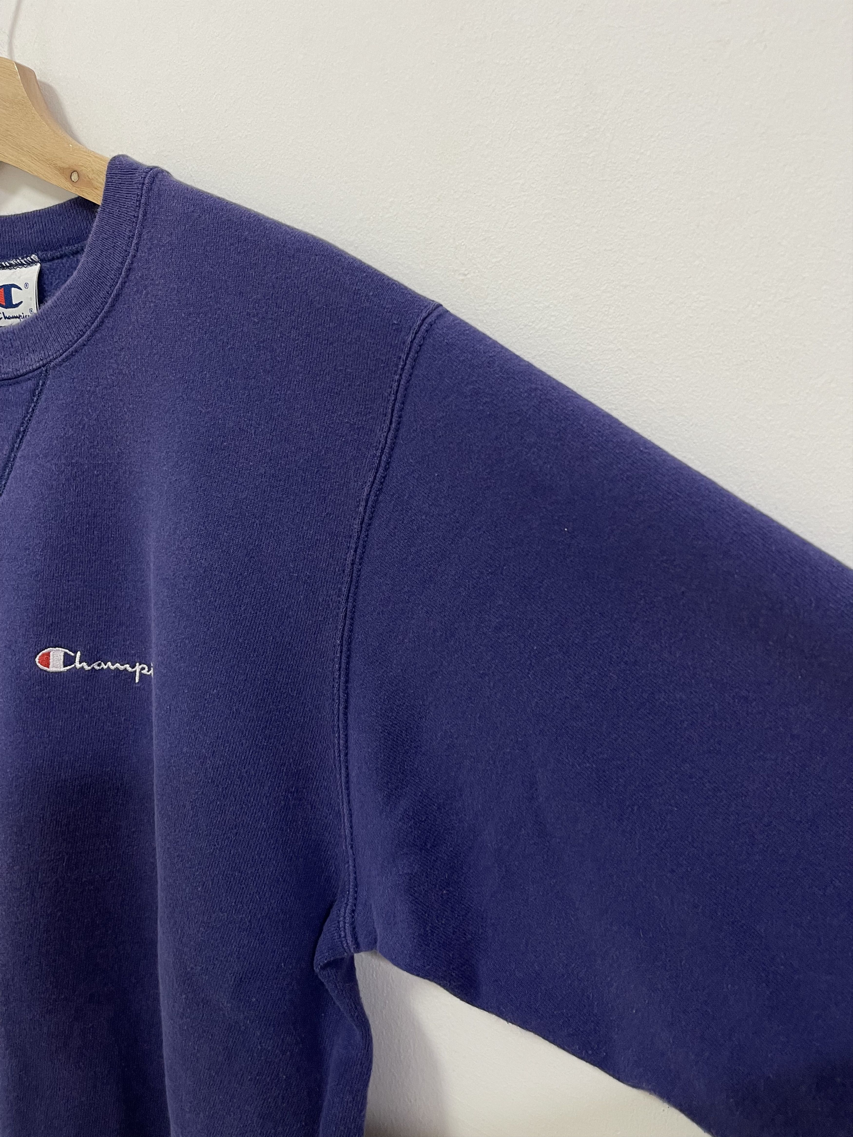 Champion Vintage ChampionScript Mini Logo Embroidery Sweatshirt Size US S / EU 44-46 / 1 - 3 Thumbnail