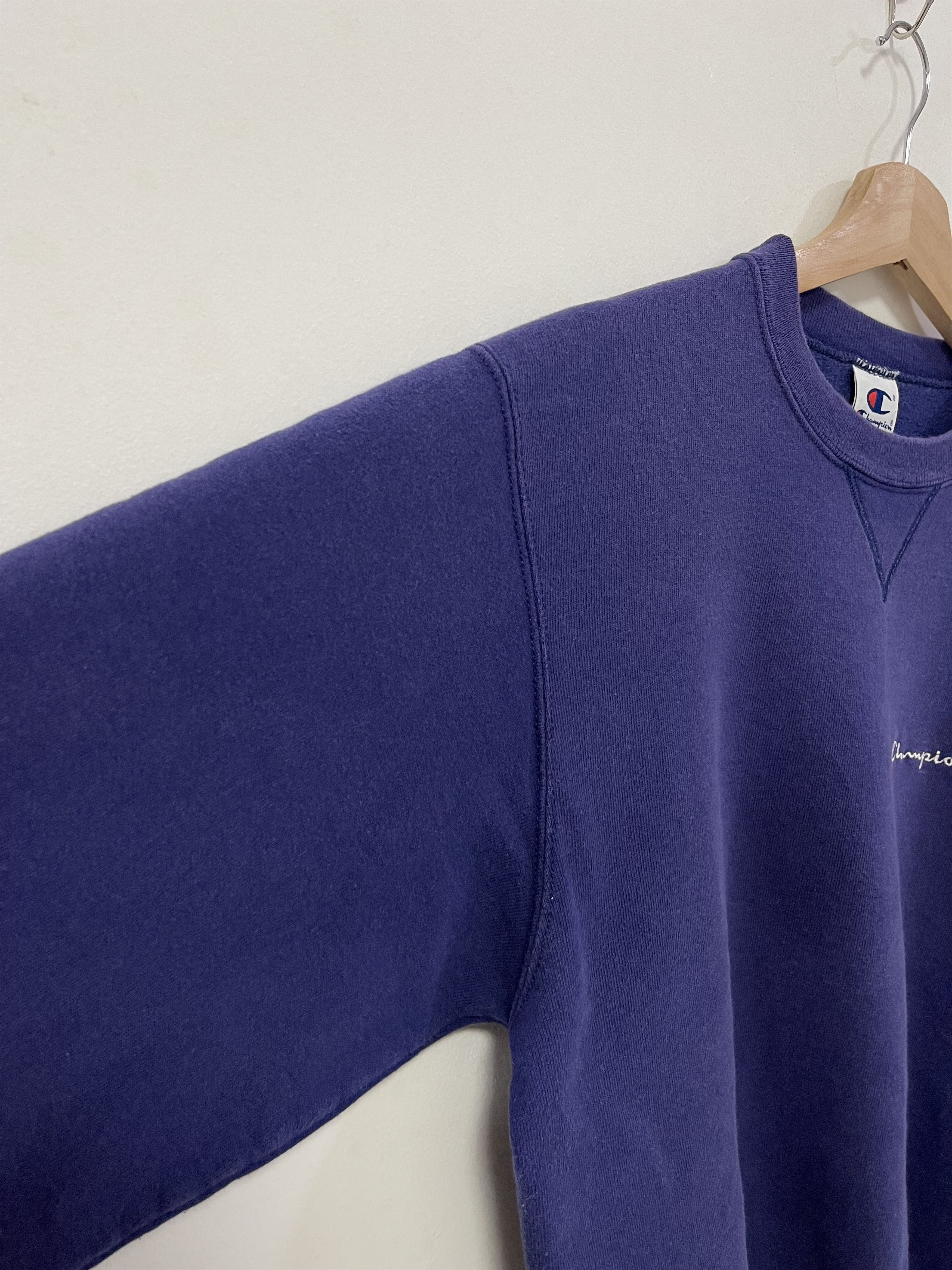 Champion Vintage ChampionScript Mini Logo Embroidery Sweatshirt Size US S / EU 44-46 / 1 - 5 Thumbnail