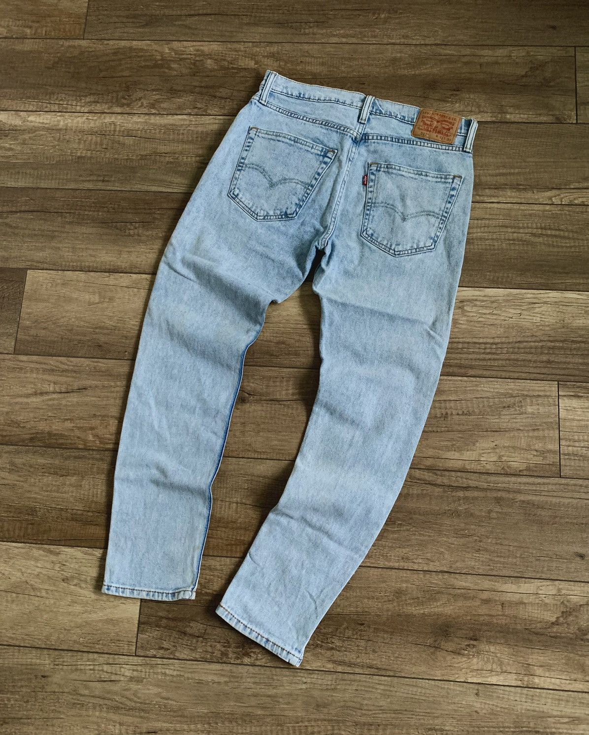 Levi's Vintage Style Levi’s 512 Blue Washed Jeans Denim Pants Size US 31 - 1 Thumbnail