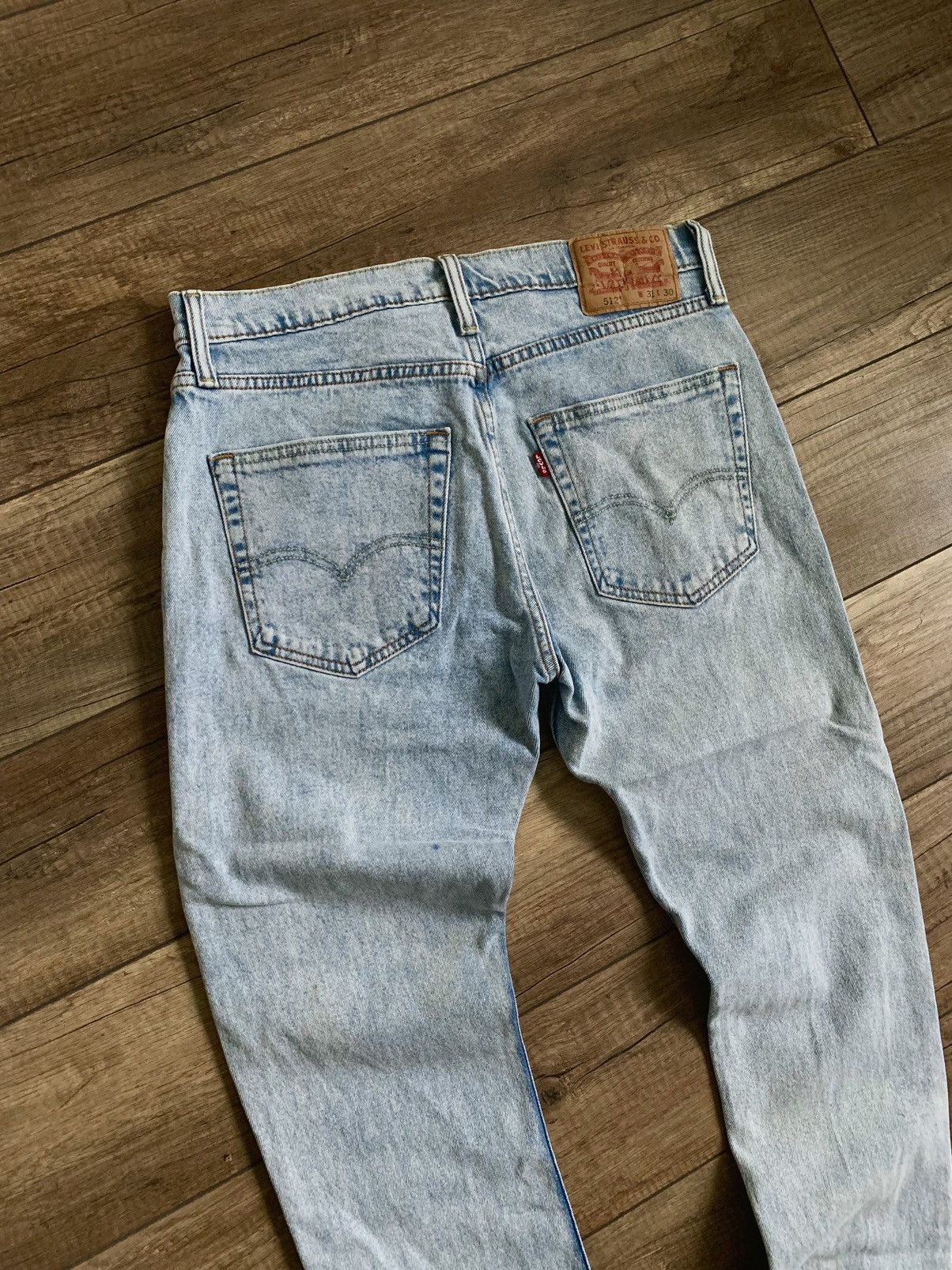 Levi's Vintage Style Levi’s 512 Blue Washed Jeans Denim Pants Size US 31 - 5 Thumbnail