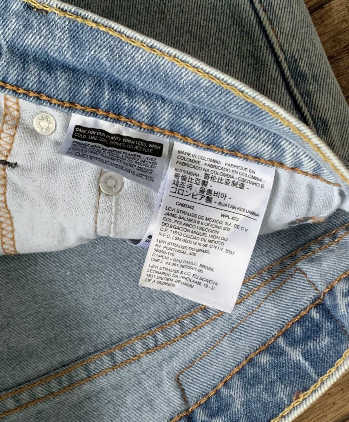 Levi's Vintage Style Levi’s 512 Blue Washed Jeans Denim Pants Size US 31 - 8 Thumbnail