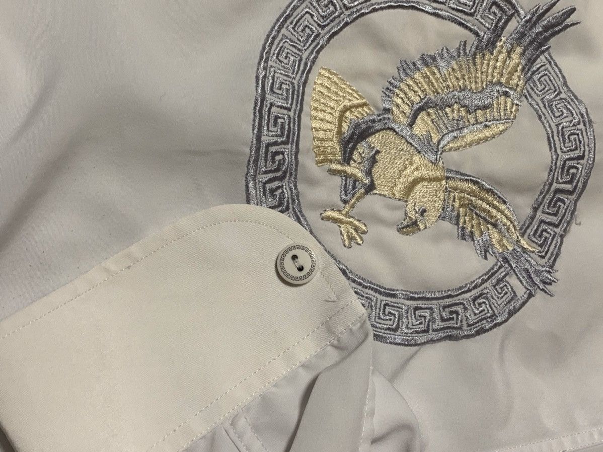Versace Vintage Versace Eagle Relaxed Shirt Size US L / EU 52-54 / 3 - 7 Thumbnail